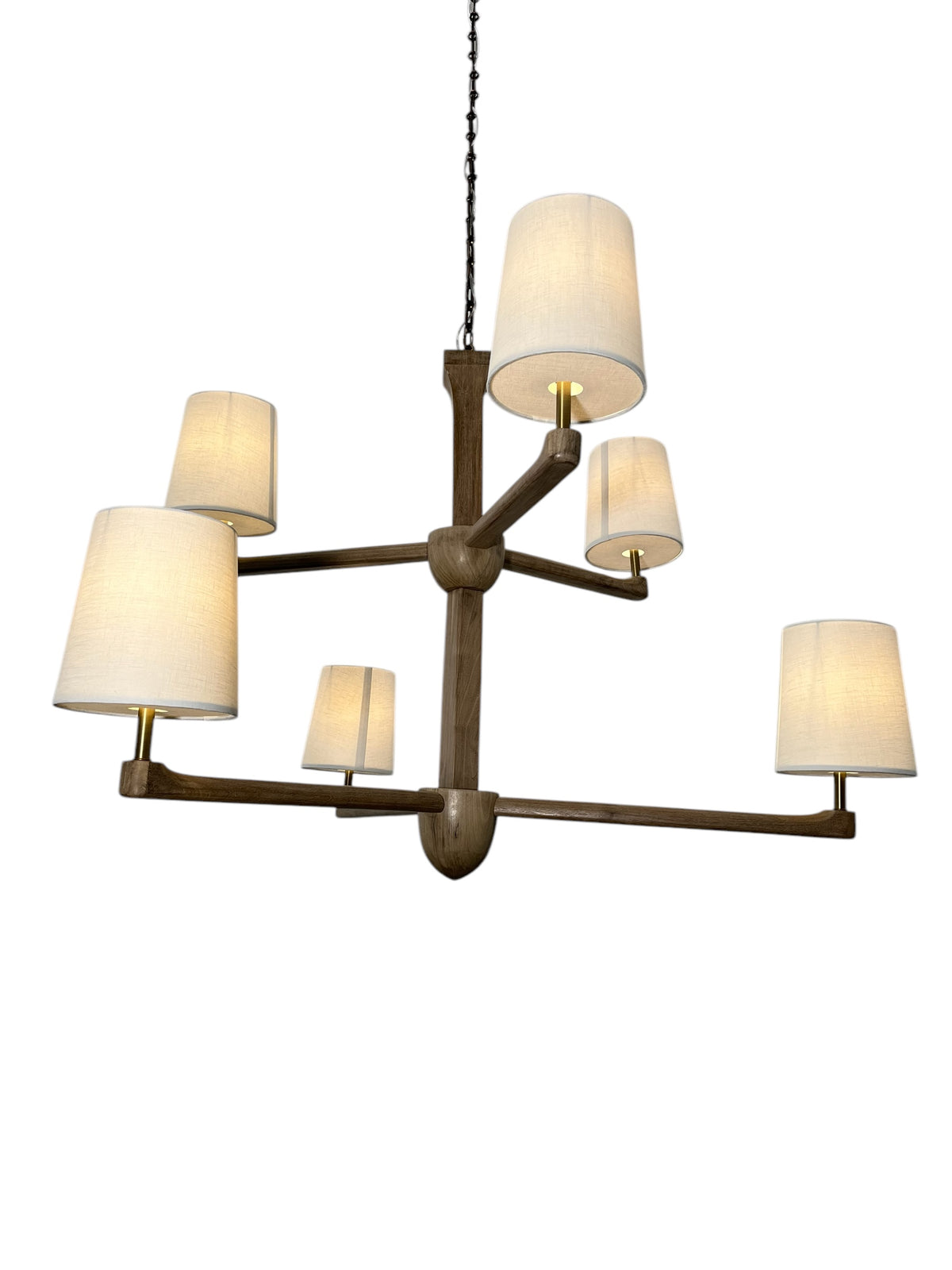 Lucca Studio Taylor Walnut Chandelier