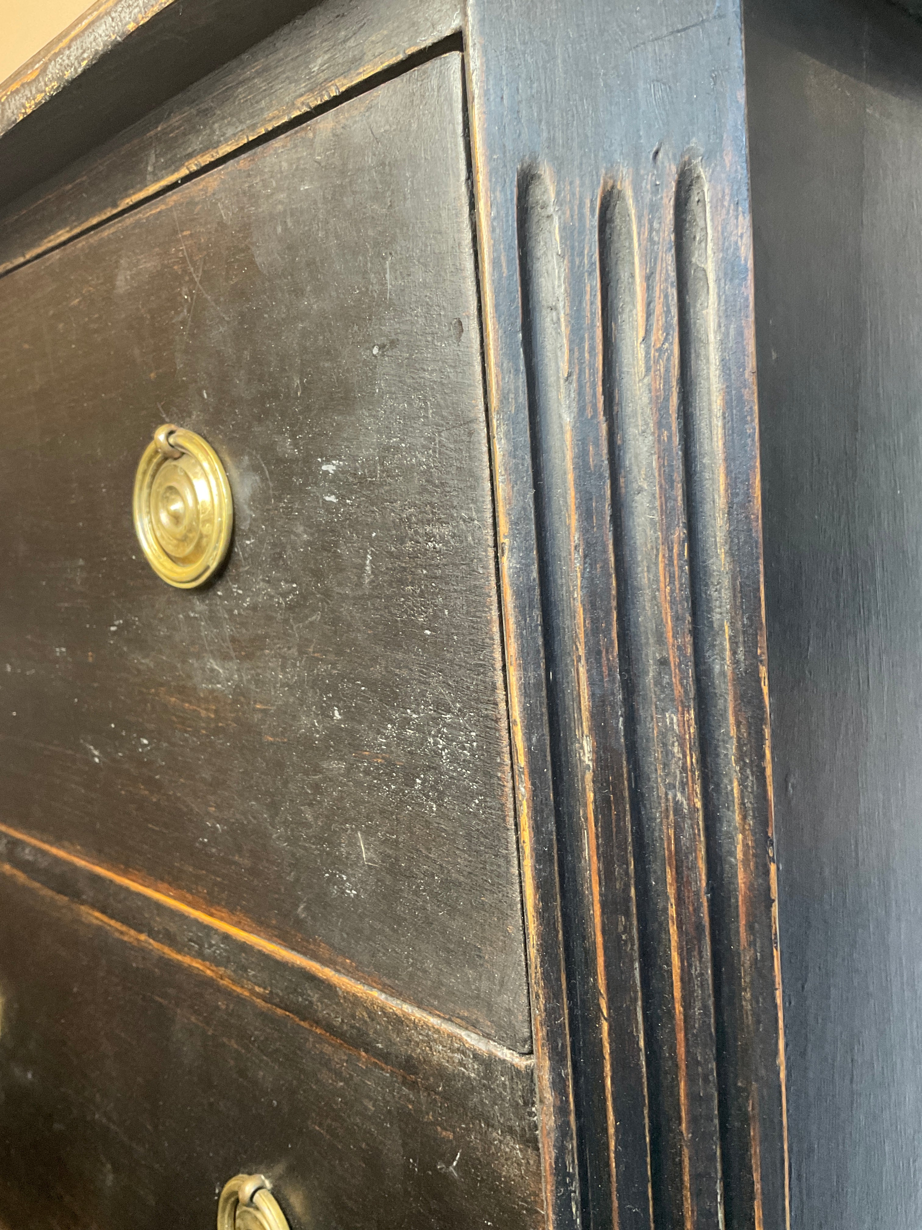 19 century French ebonized Commode