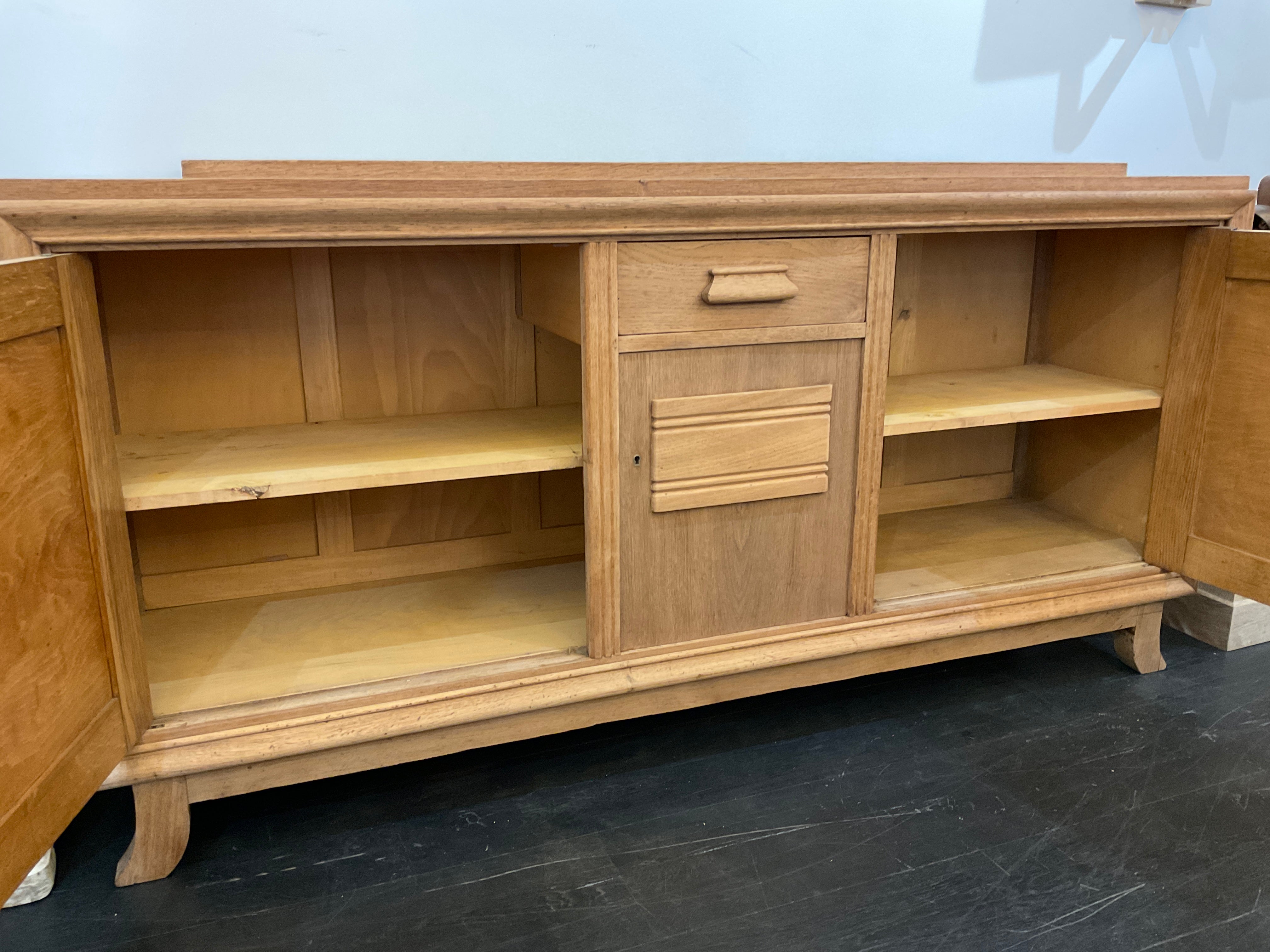 1930s French Oak Sideboard