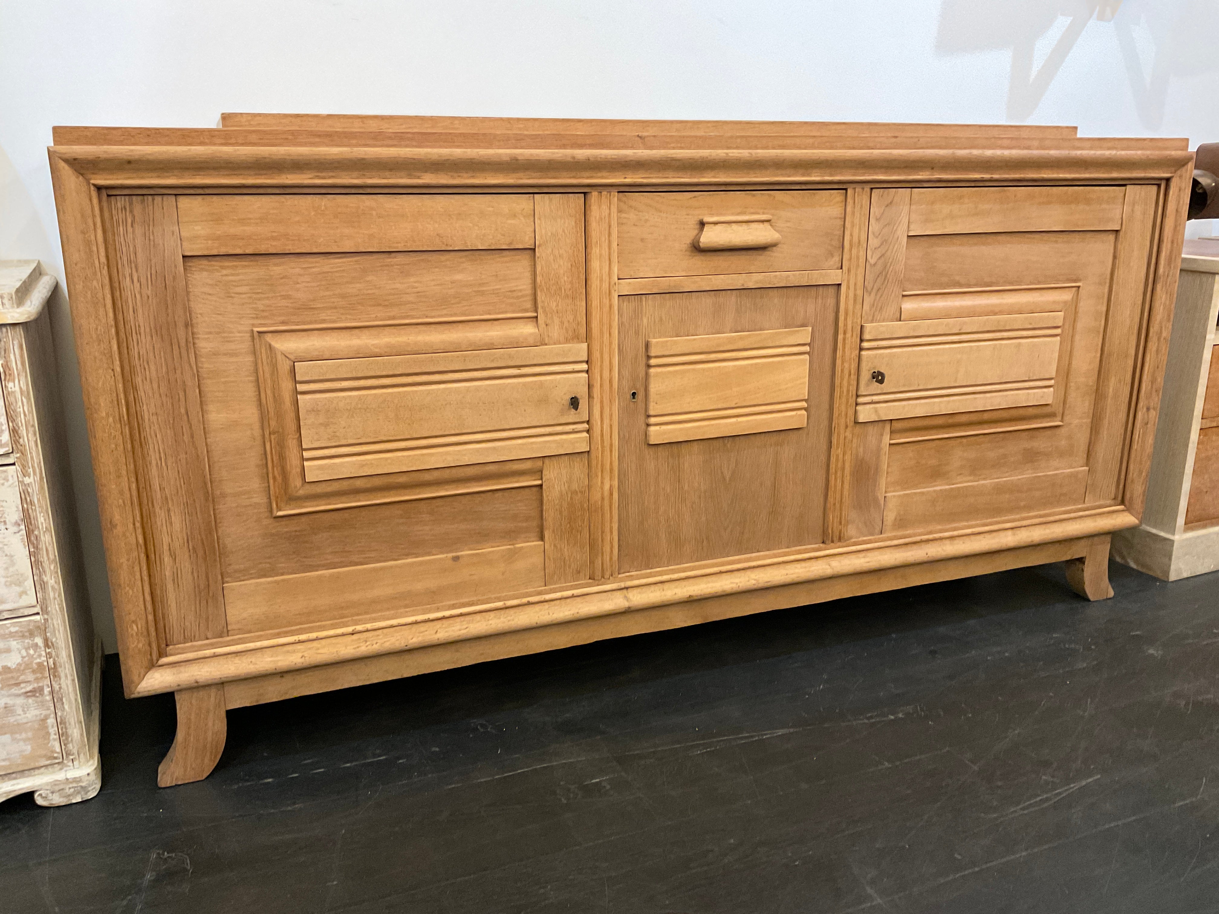 1930s French Oak Sideboard
