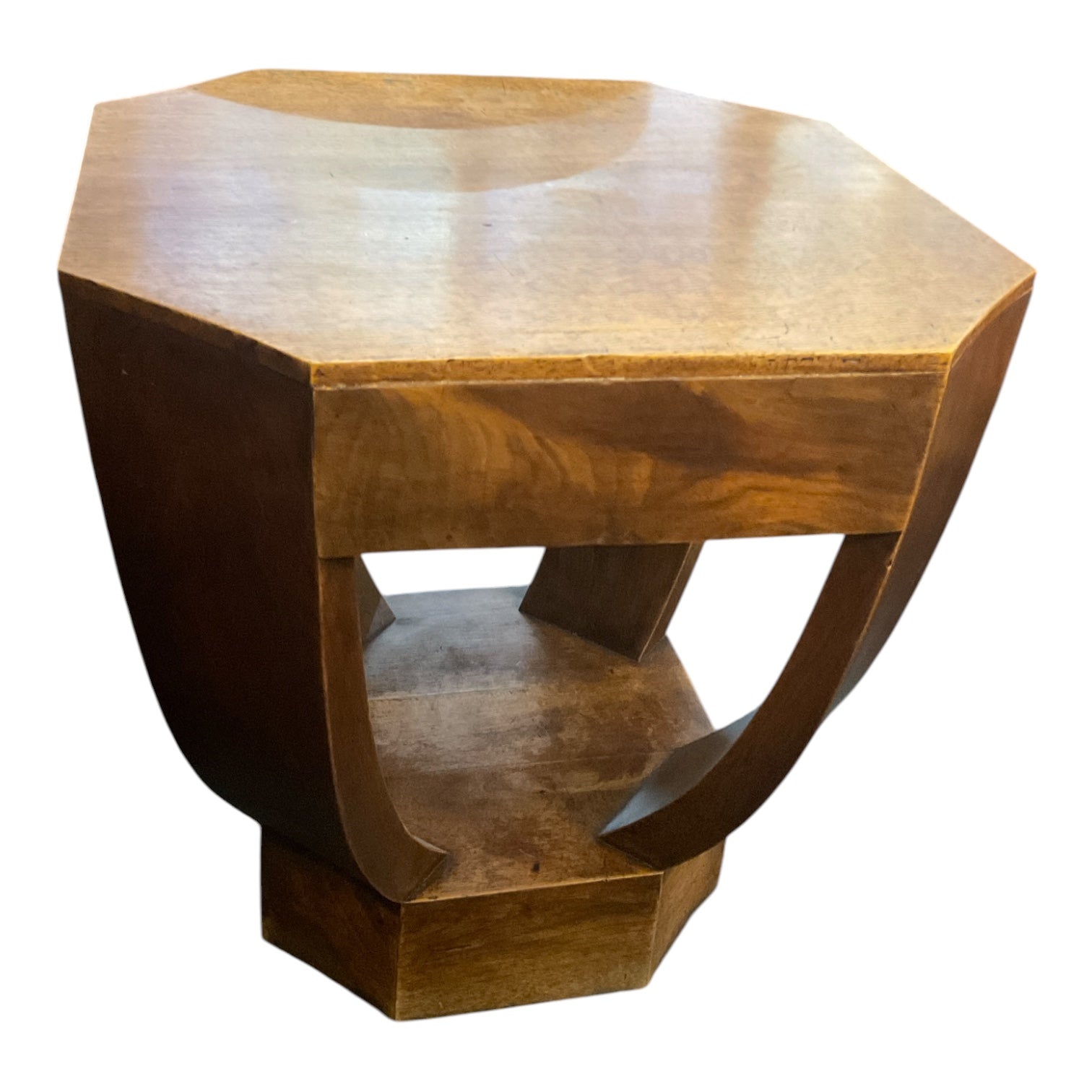 French Octagonal Deco Sidetable