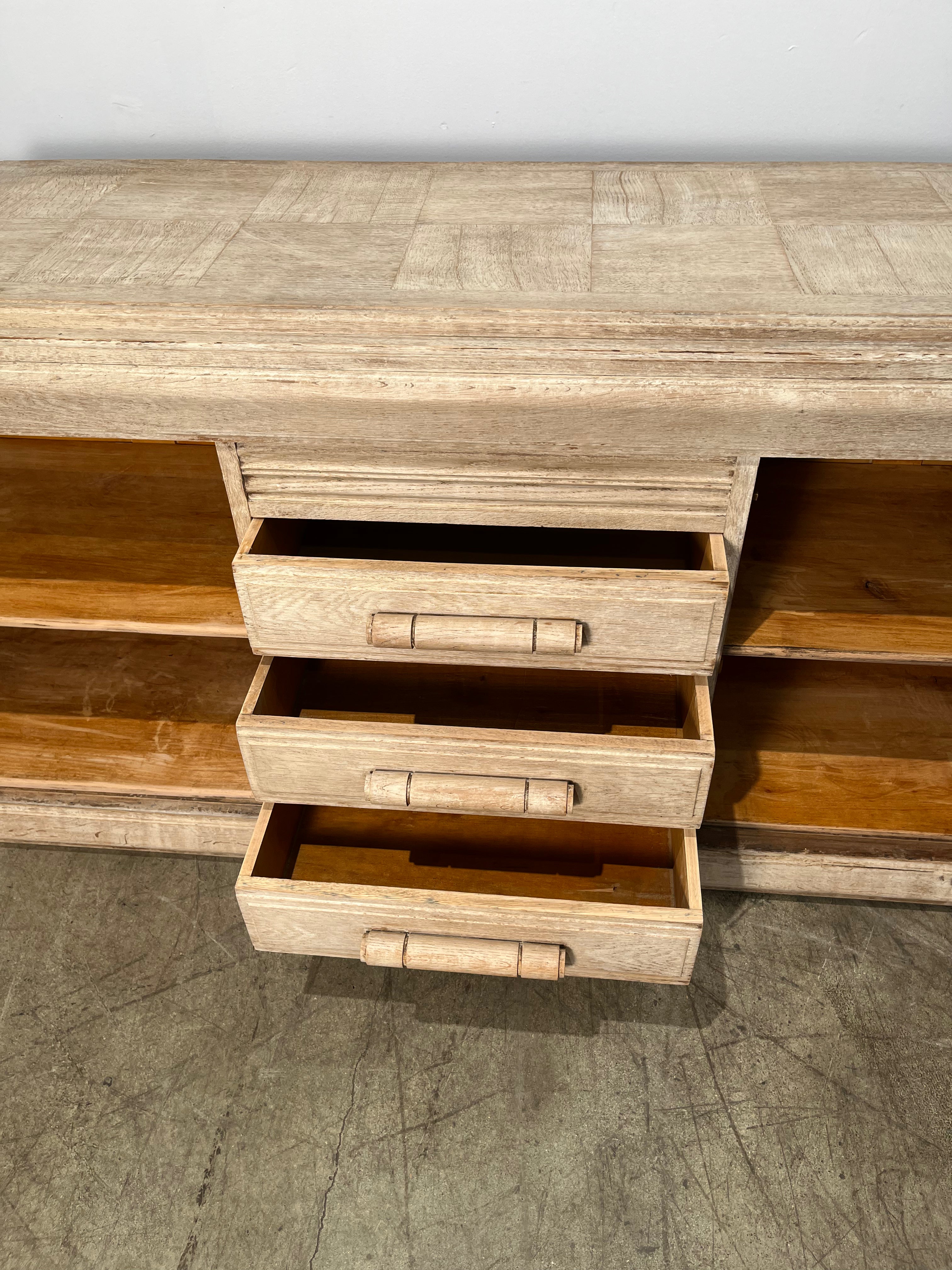 French 1930's  Oak Sideboard
