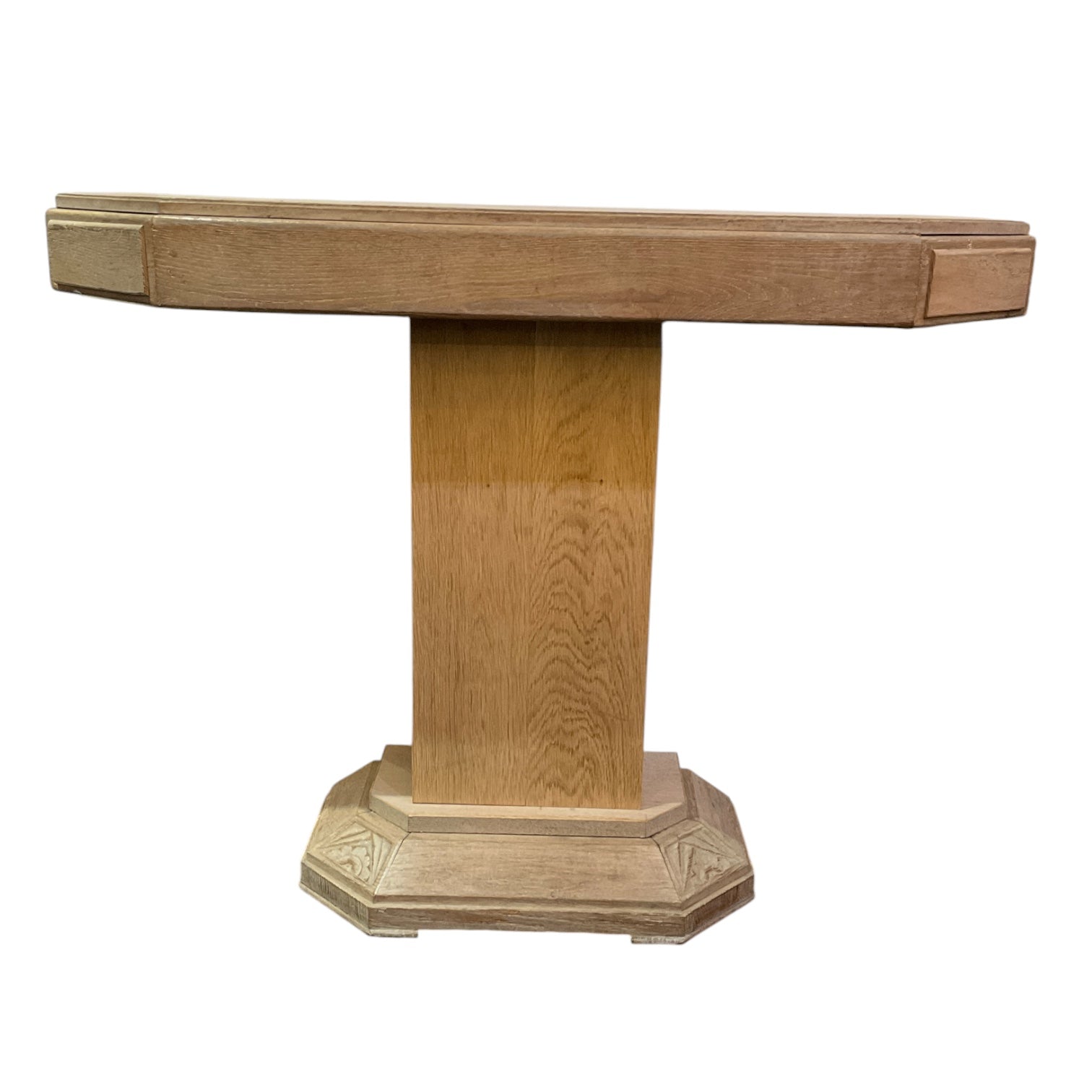French 1940's Oak Console ( Pair available )