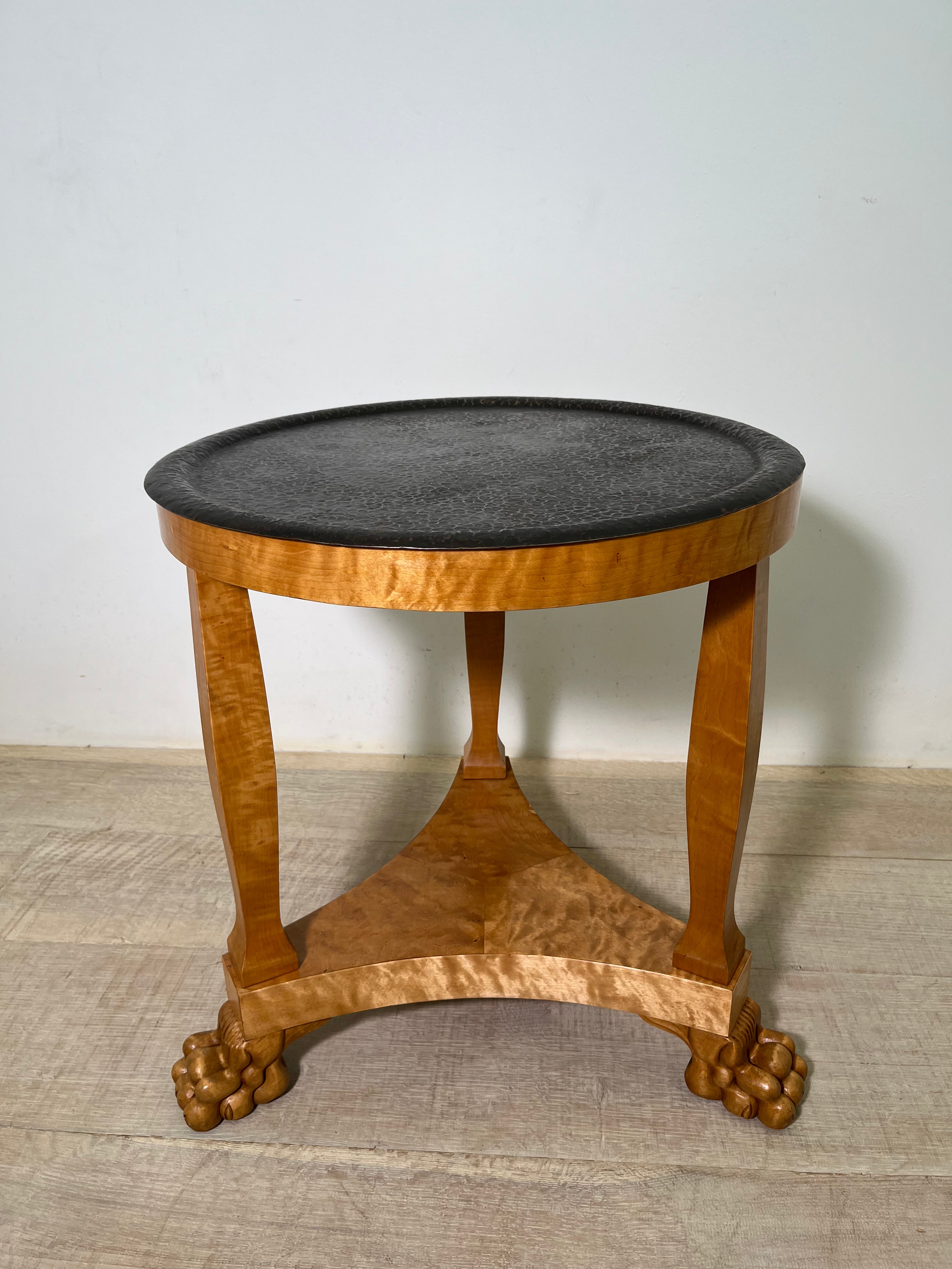 Art Deco Swedish Birch Side table
