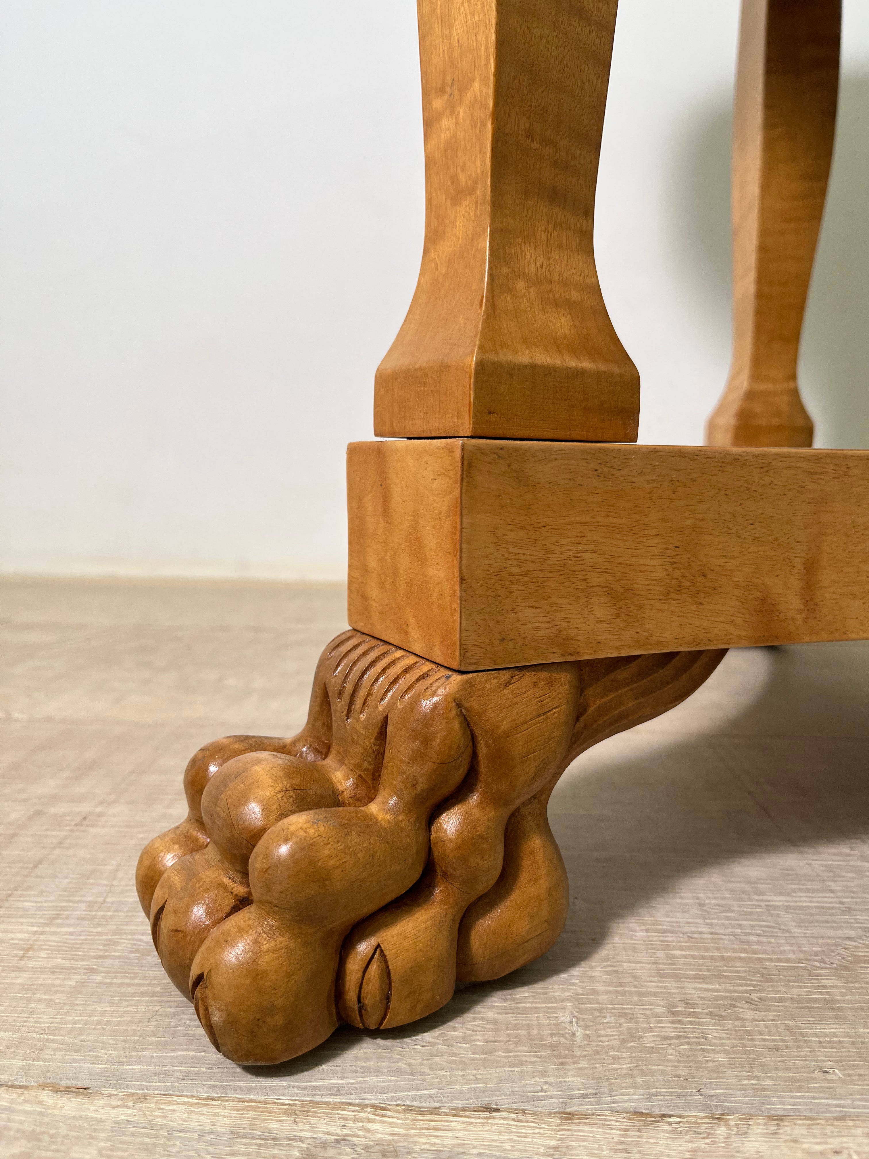 Art Deco Swedish Birch Side table