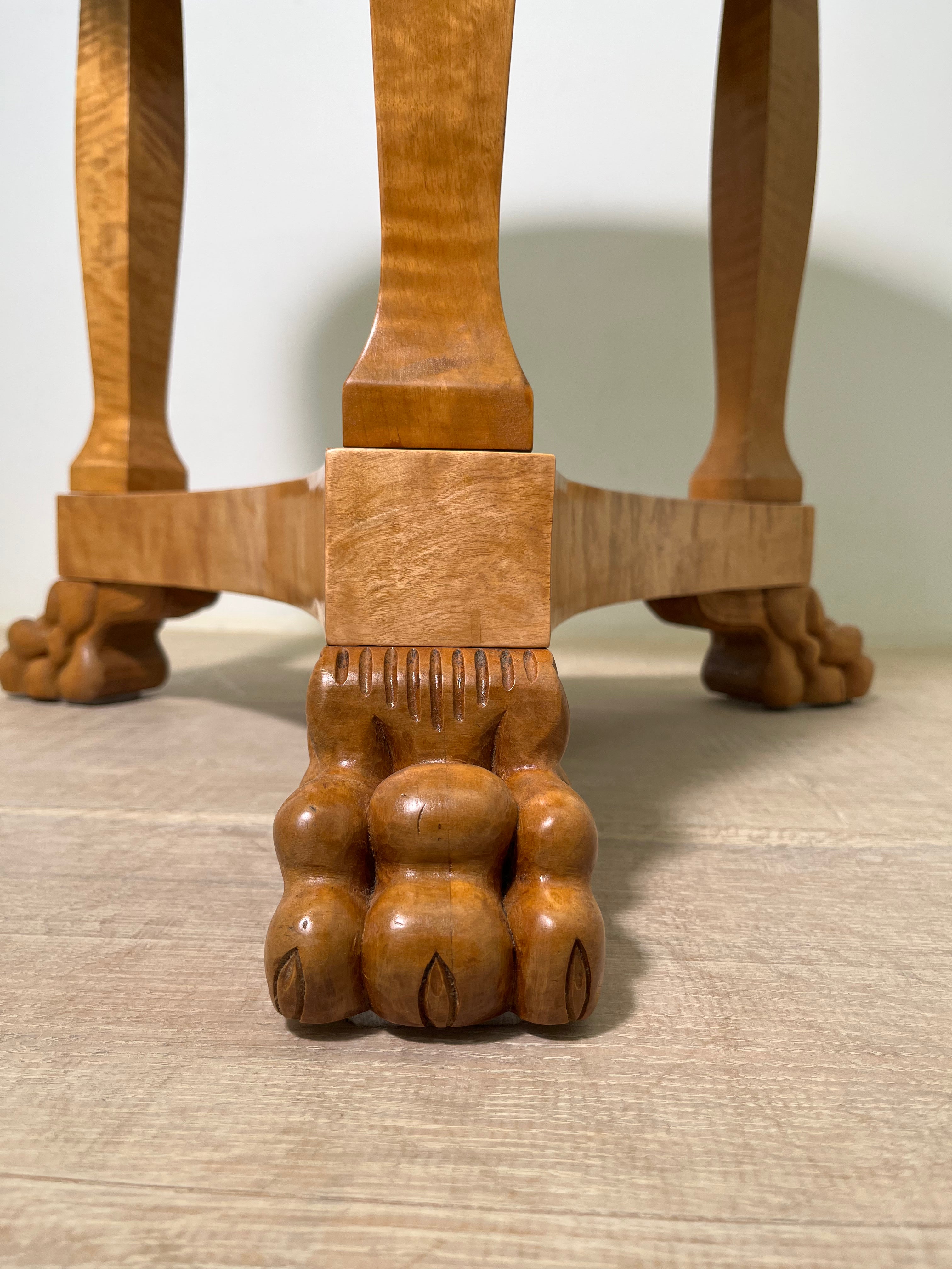 Art Deco Swedish Birch Side table