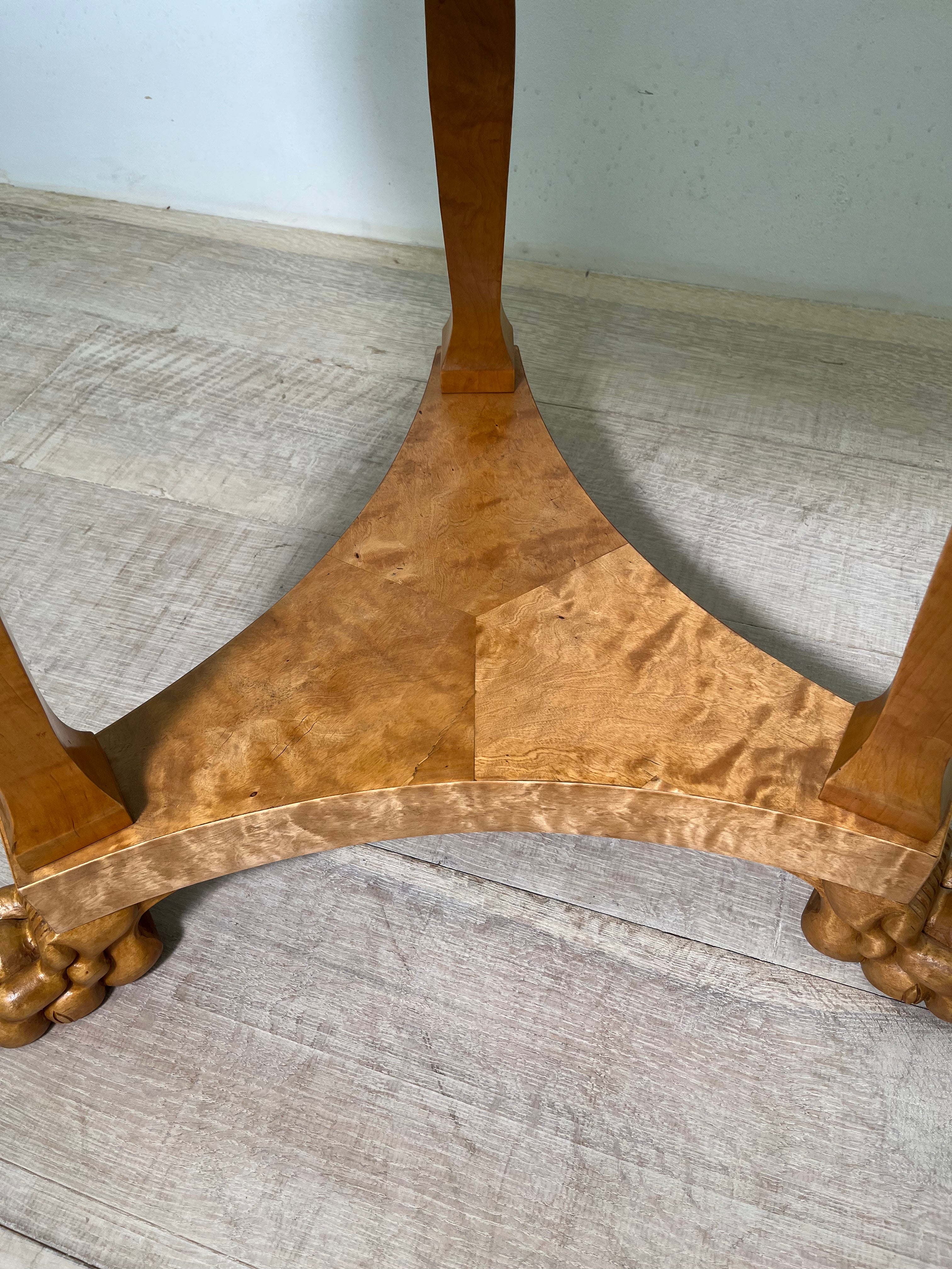 Art Deco Swedish Birch Side table