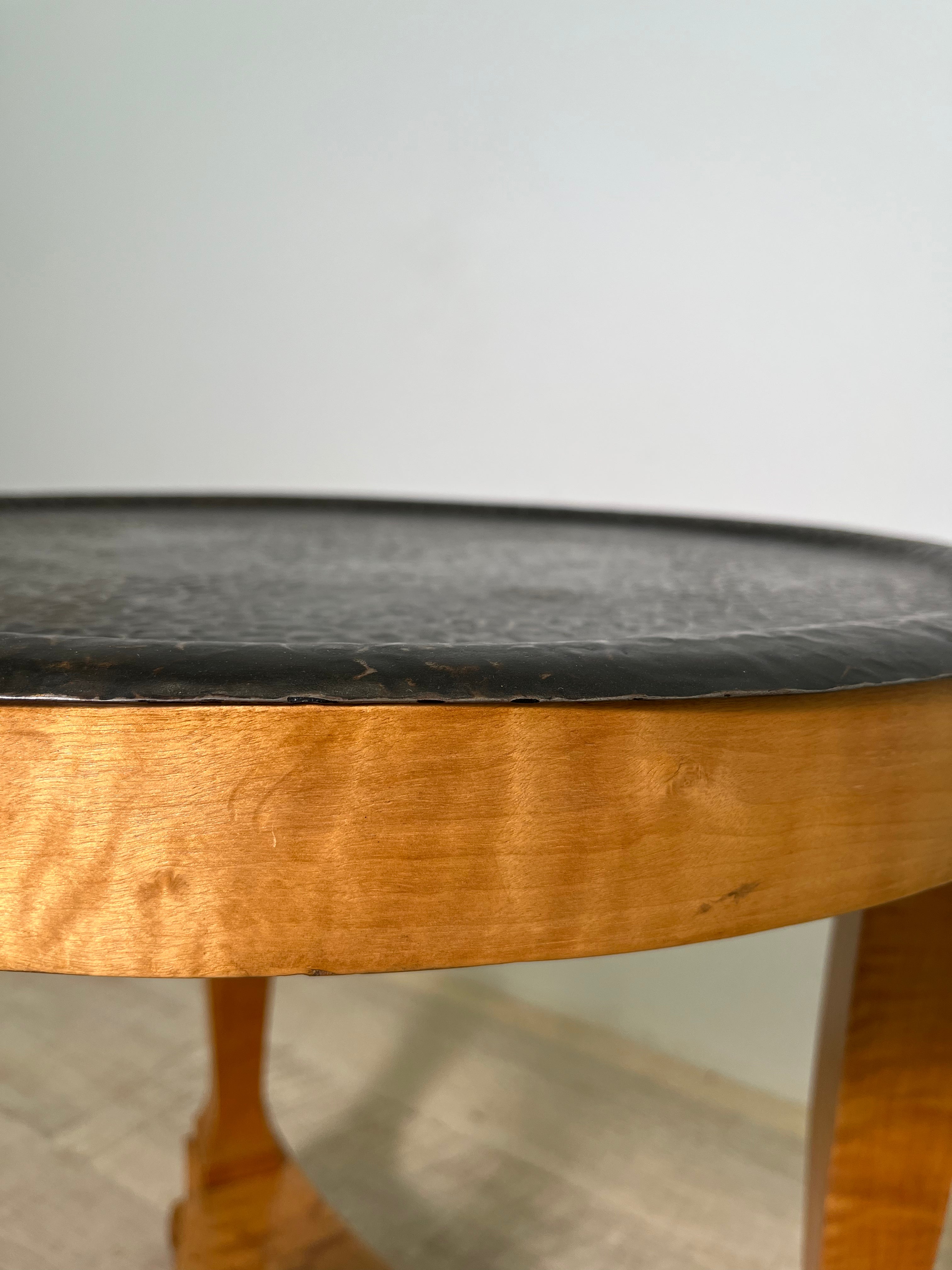 Art Deco Swedish Birch Side table