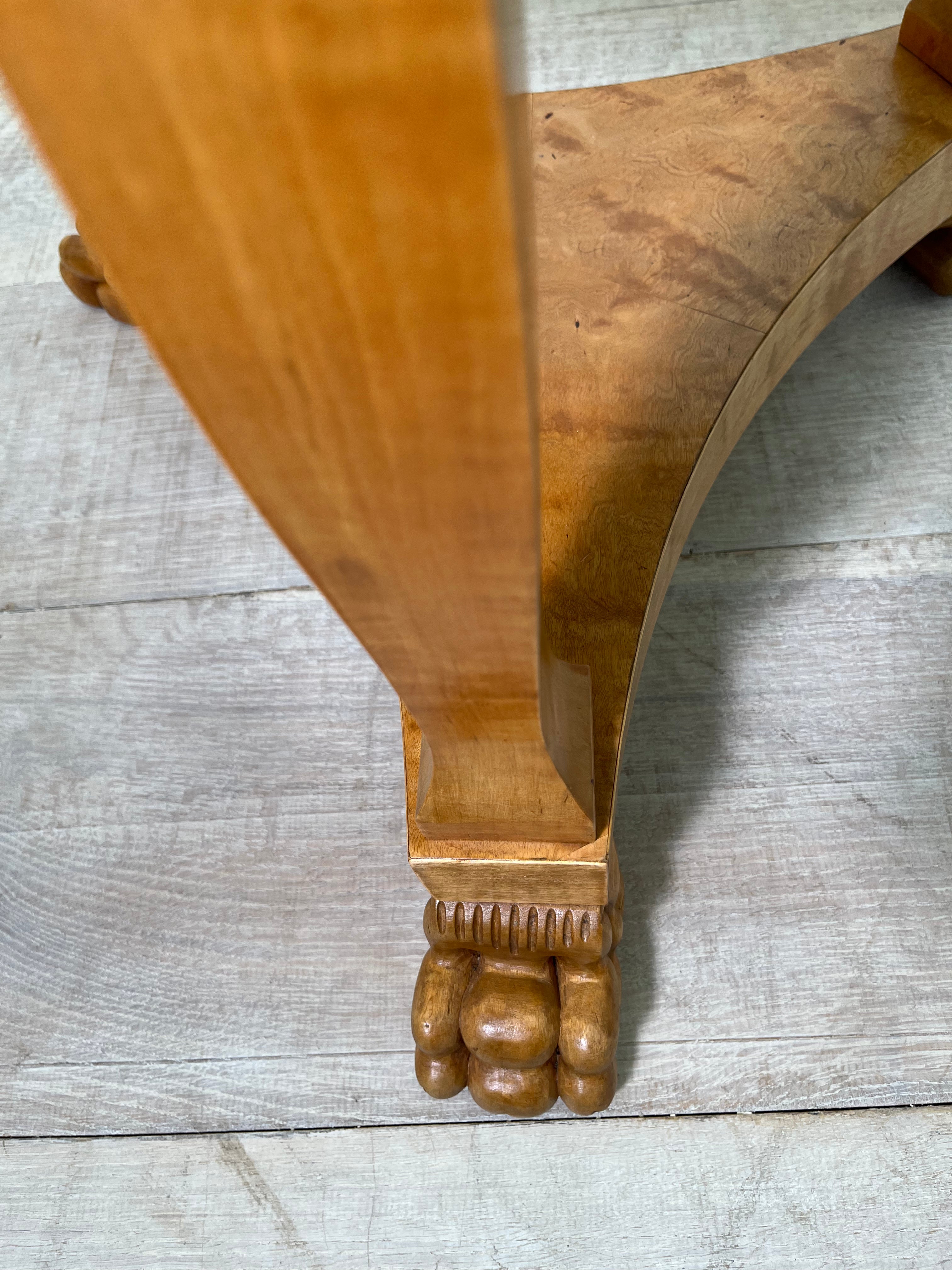 Art Deco Swedish Birch Side table