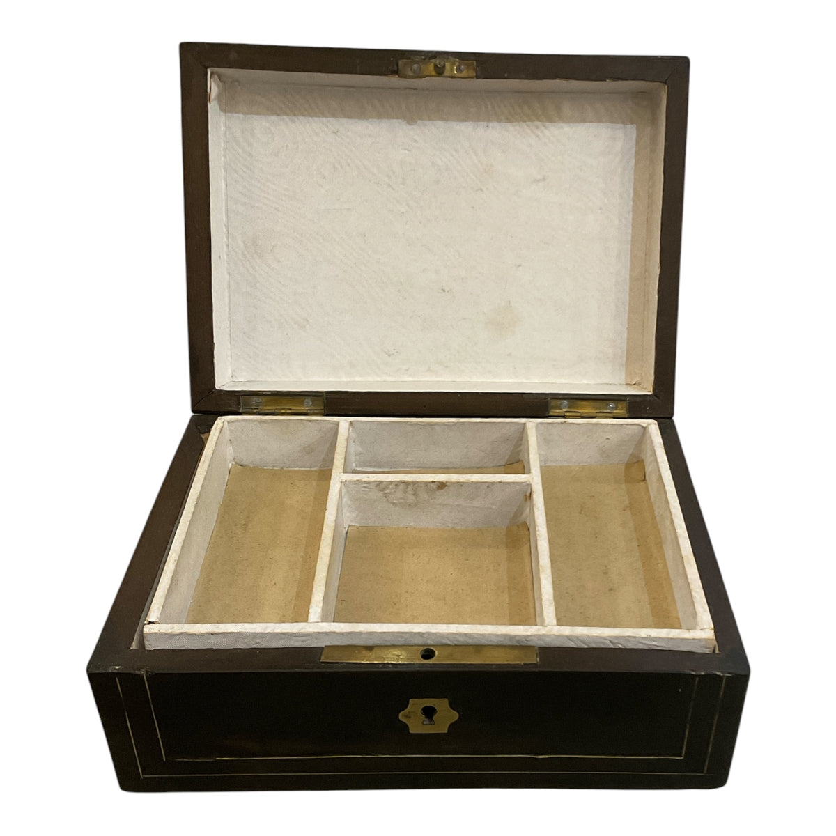 English Copper Inlay Box