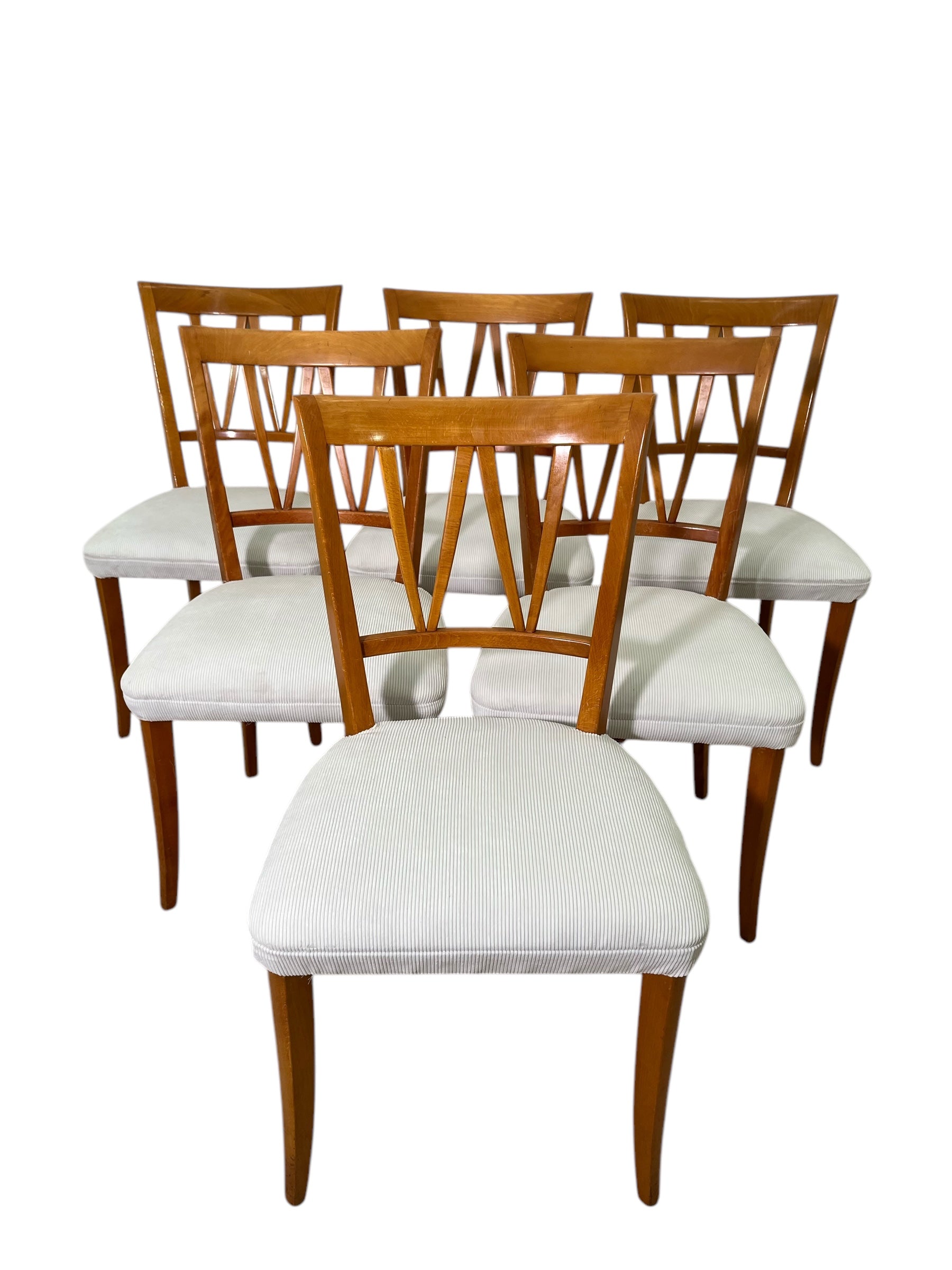 CARL MALMSTEN. “Pyramid”, Dining Chairs
