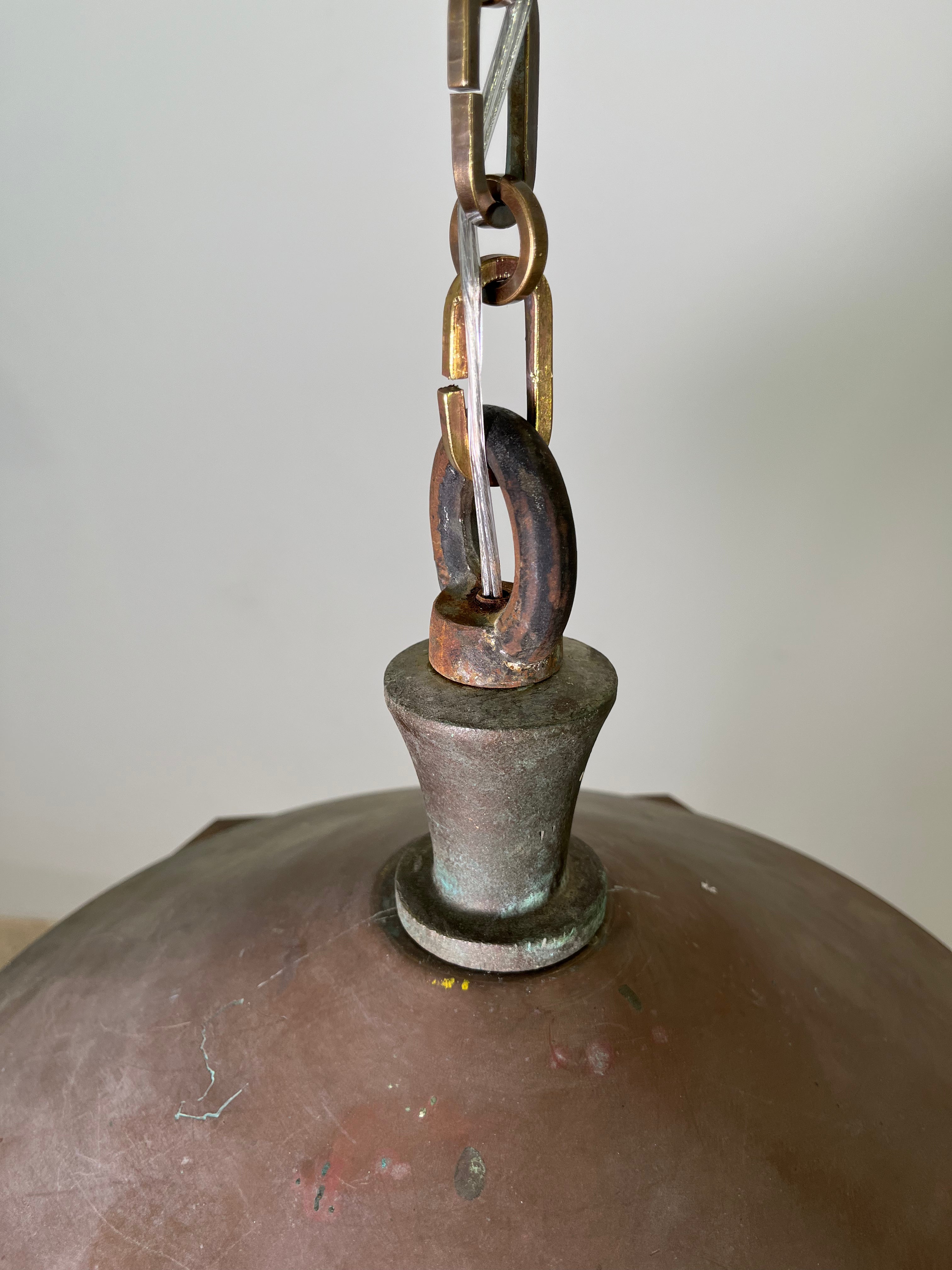English 19th Century Bronze Lantern