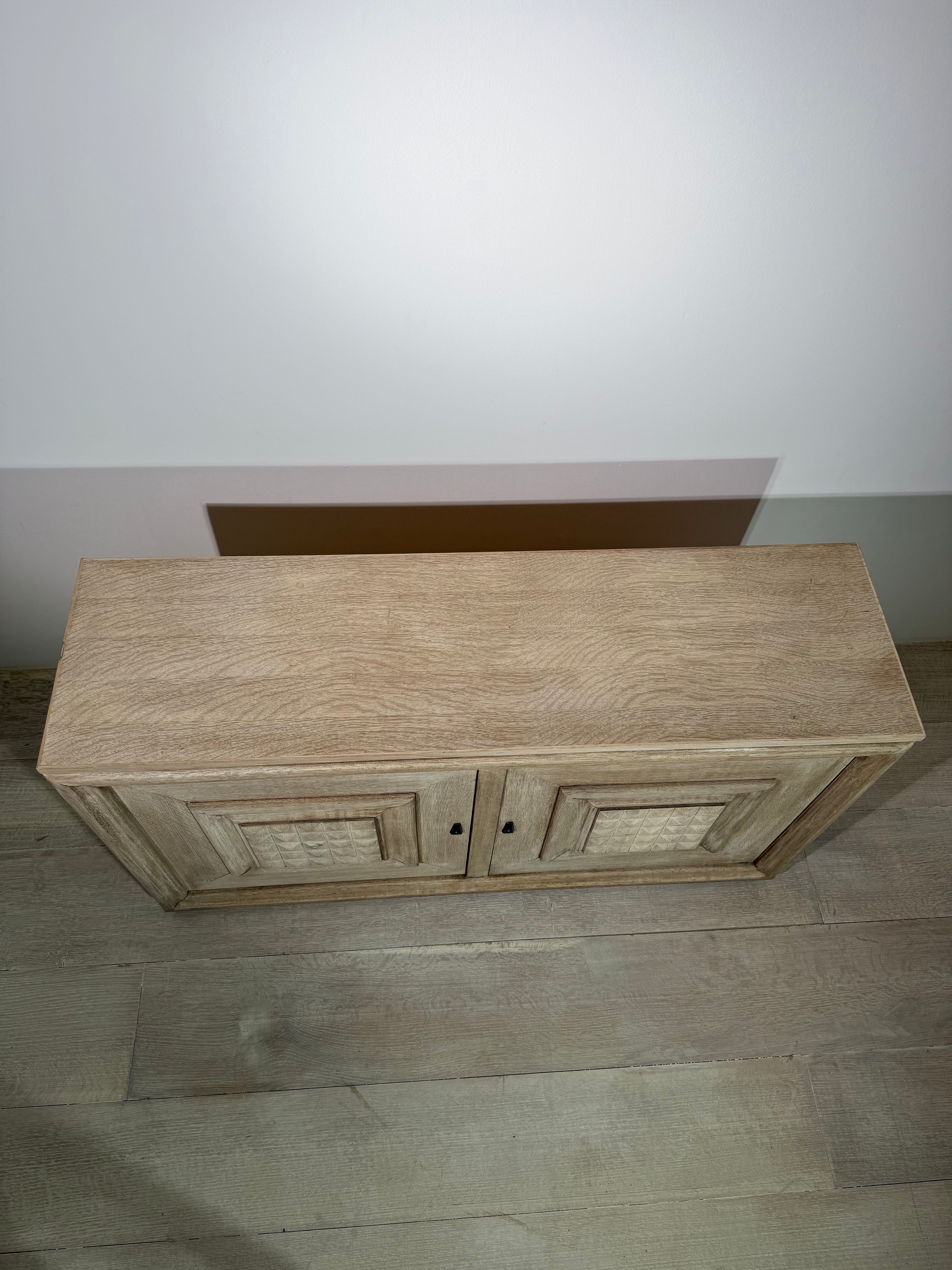 French 1940's Oak Sideboard