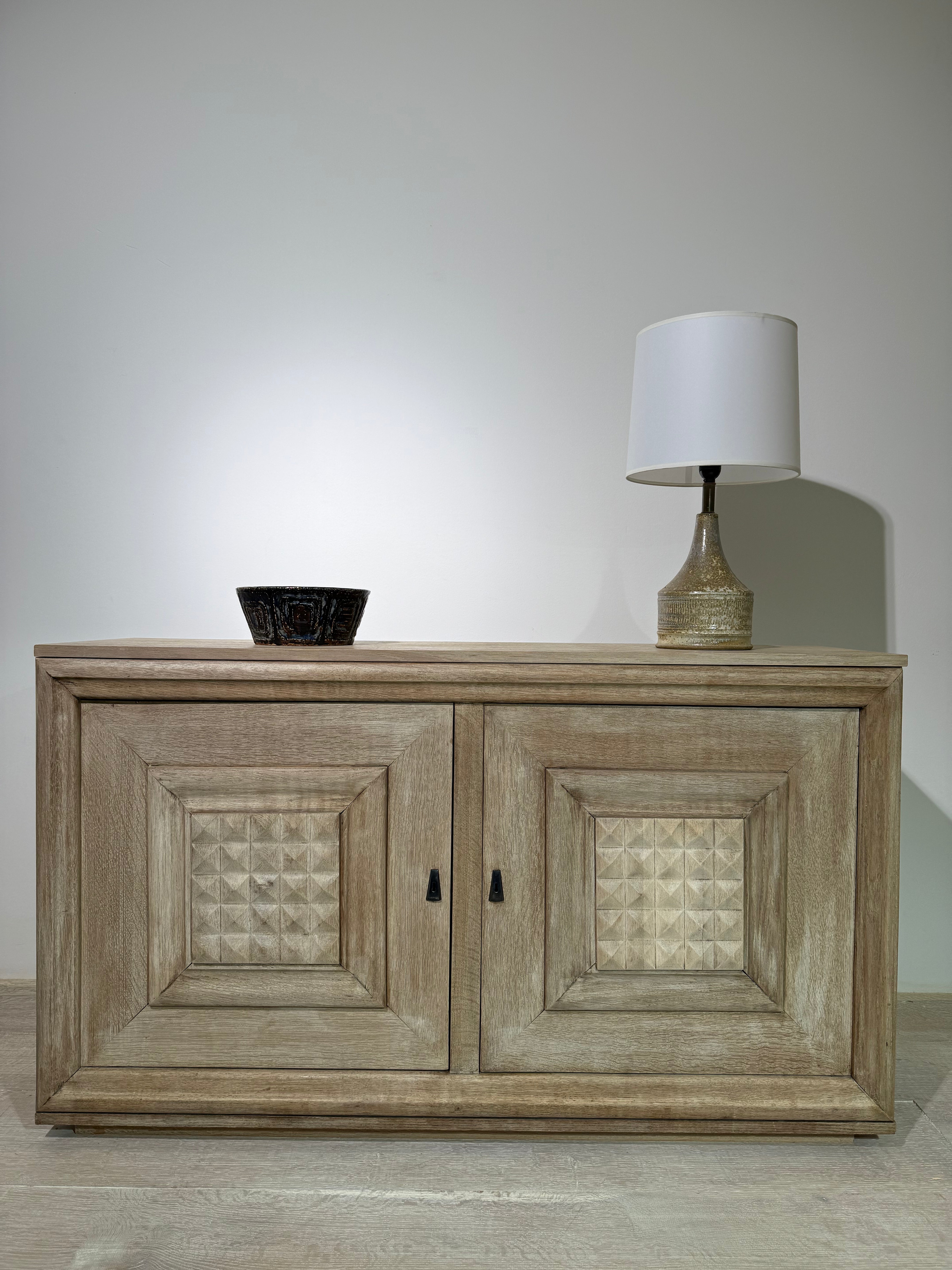 French 1940's Oak Sideboard