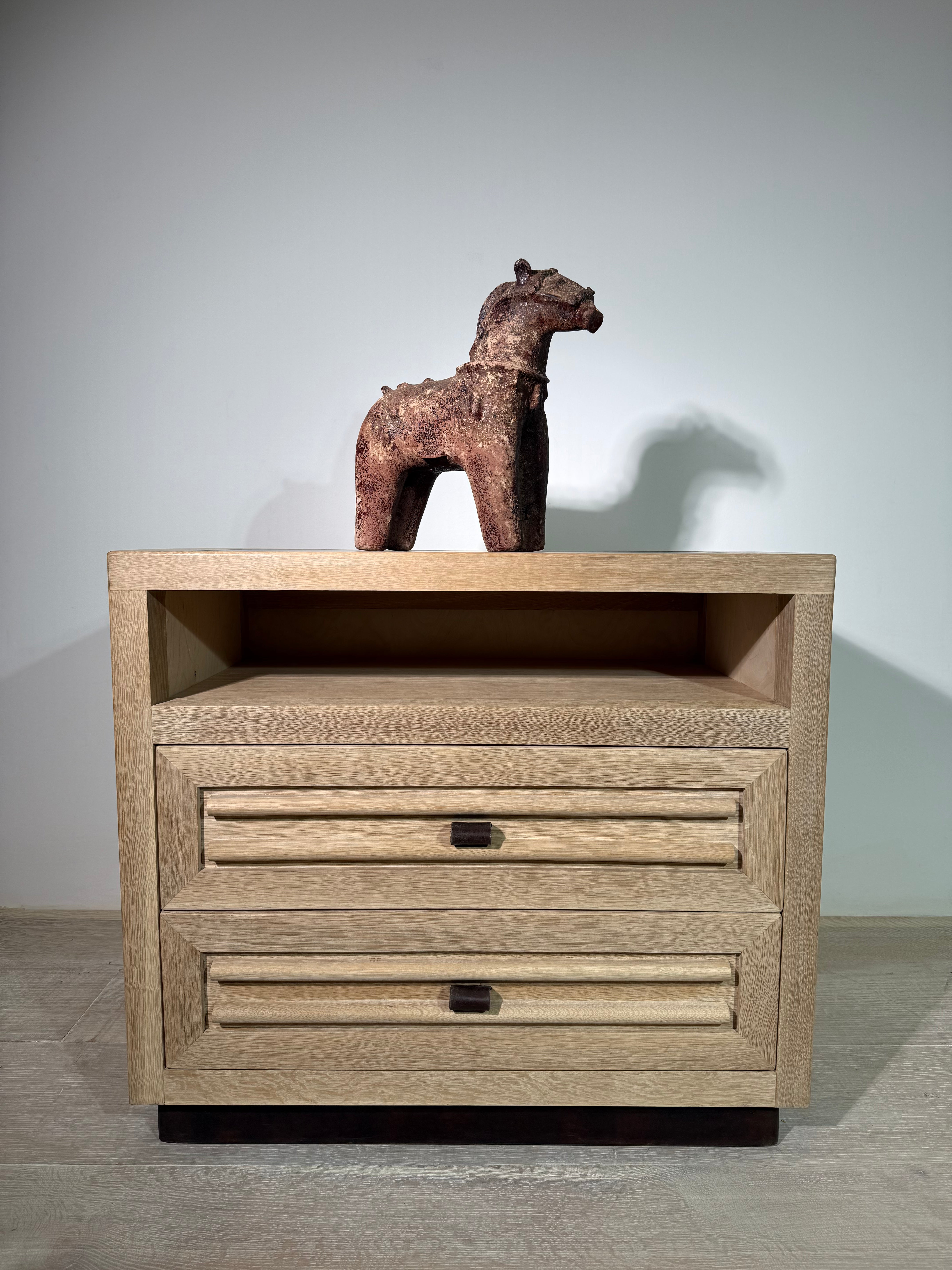 Lucca Studio Clemence Solid Oak Nightstand