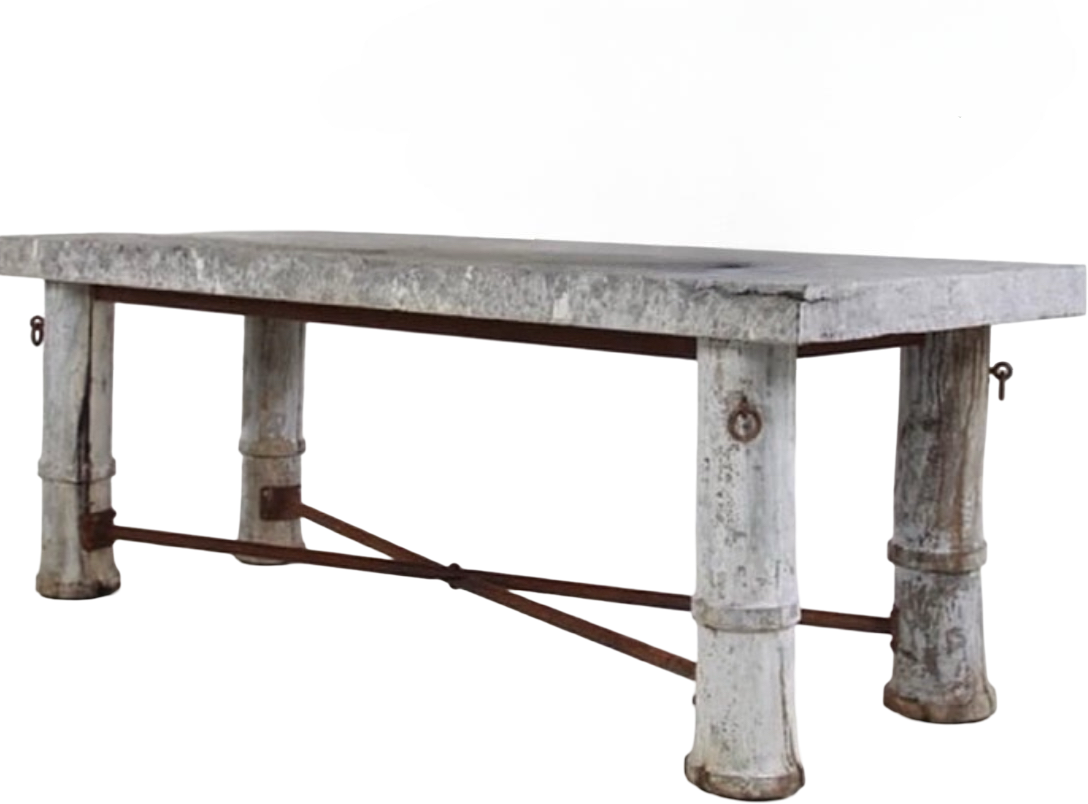 Exceptional 19th Century Bluestone Table