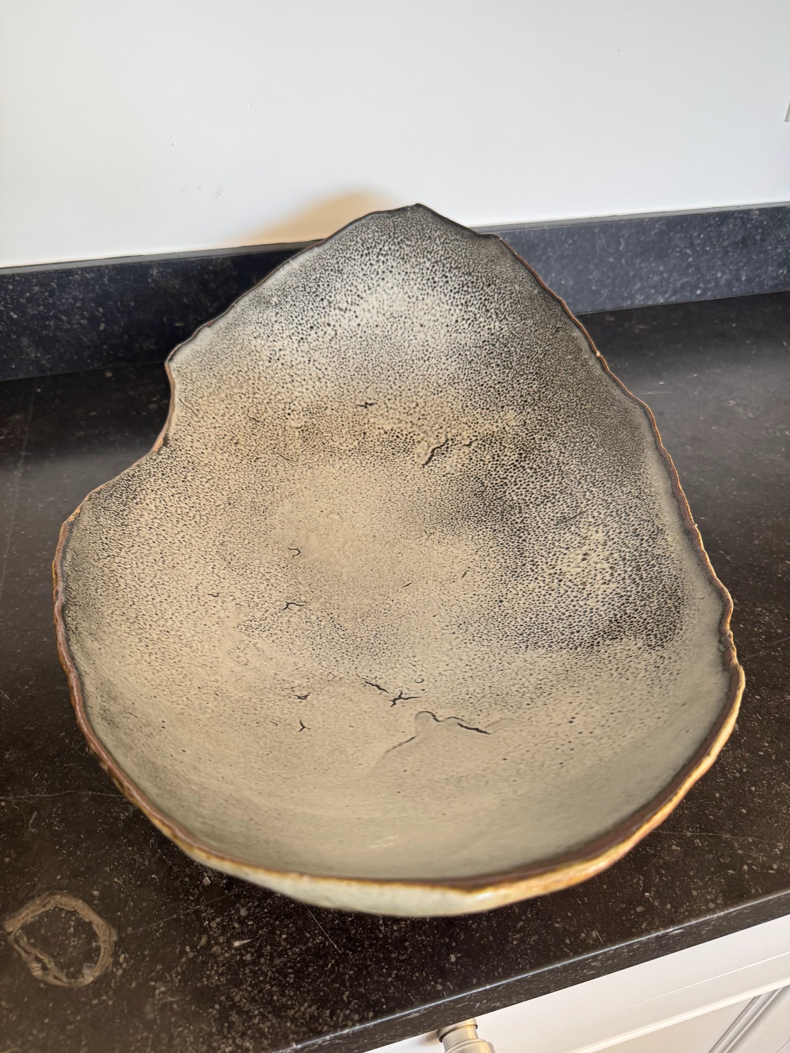 Large Organic Danish Studio Pottery bowl