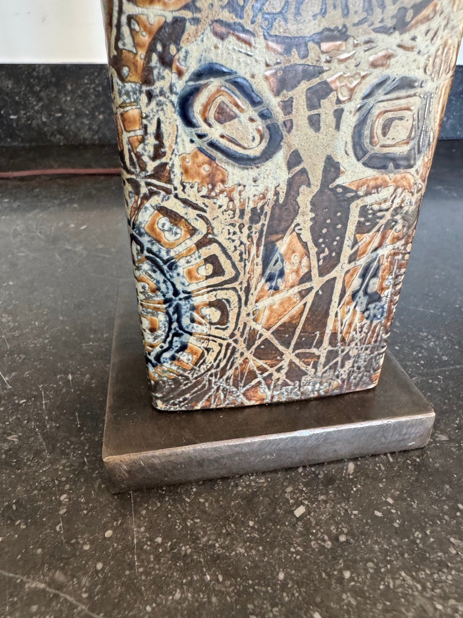 Vintage Danish Ceramic Table Lamp