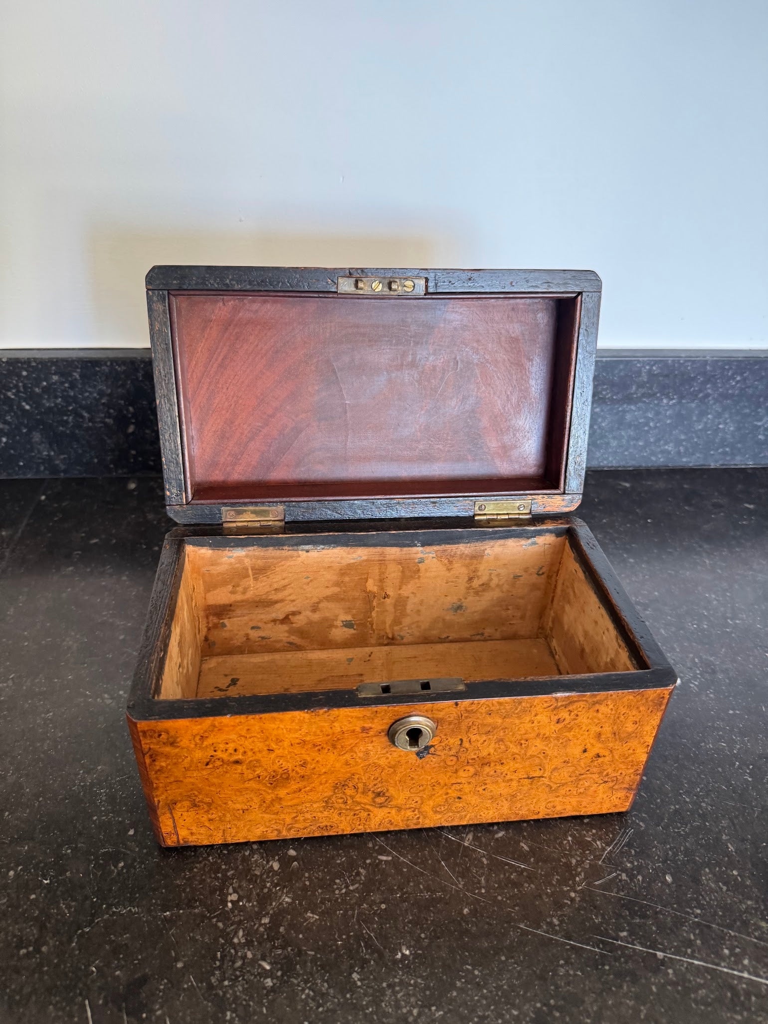 English Burl Box