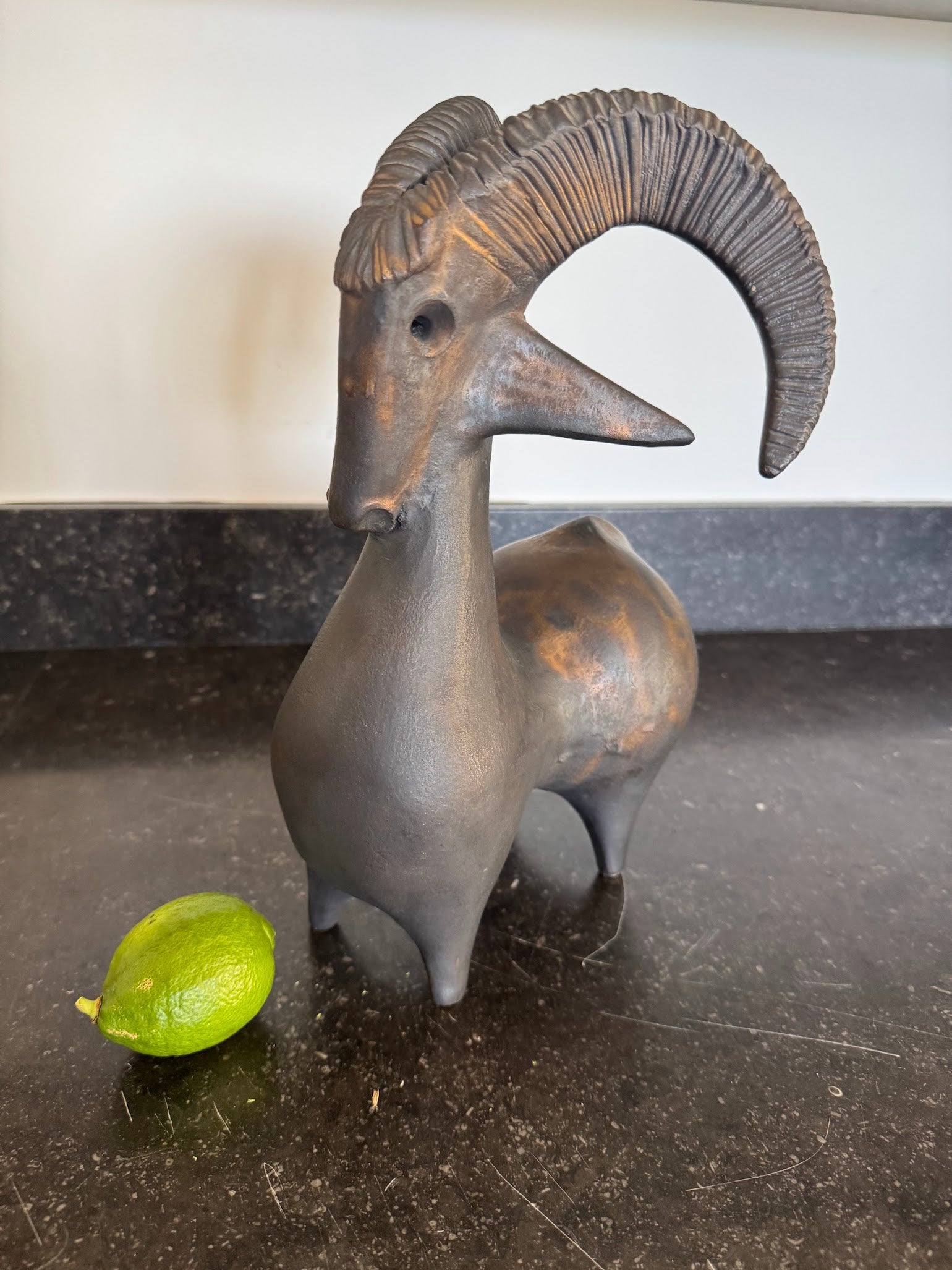 Dominque Pouchain Ceramic Goat Sculpture