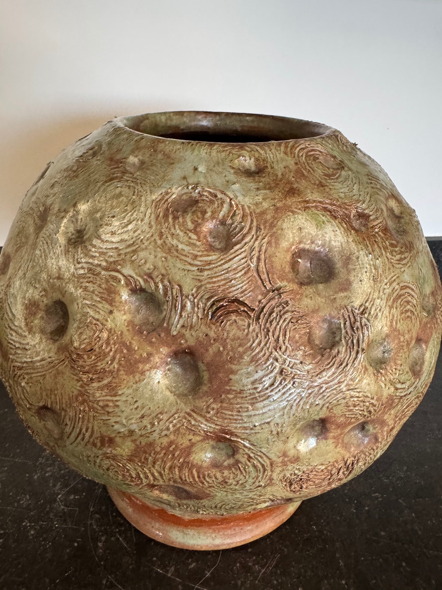 Large Vintage French Ceramic Vessel/Vase