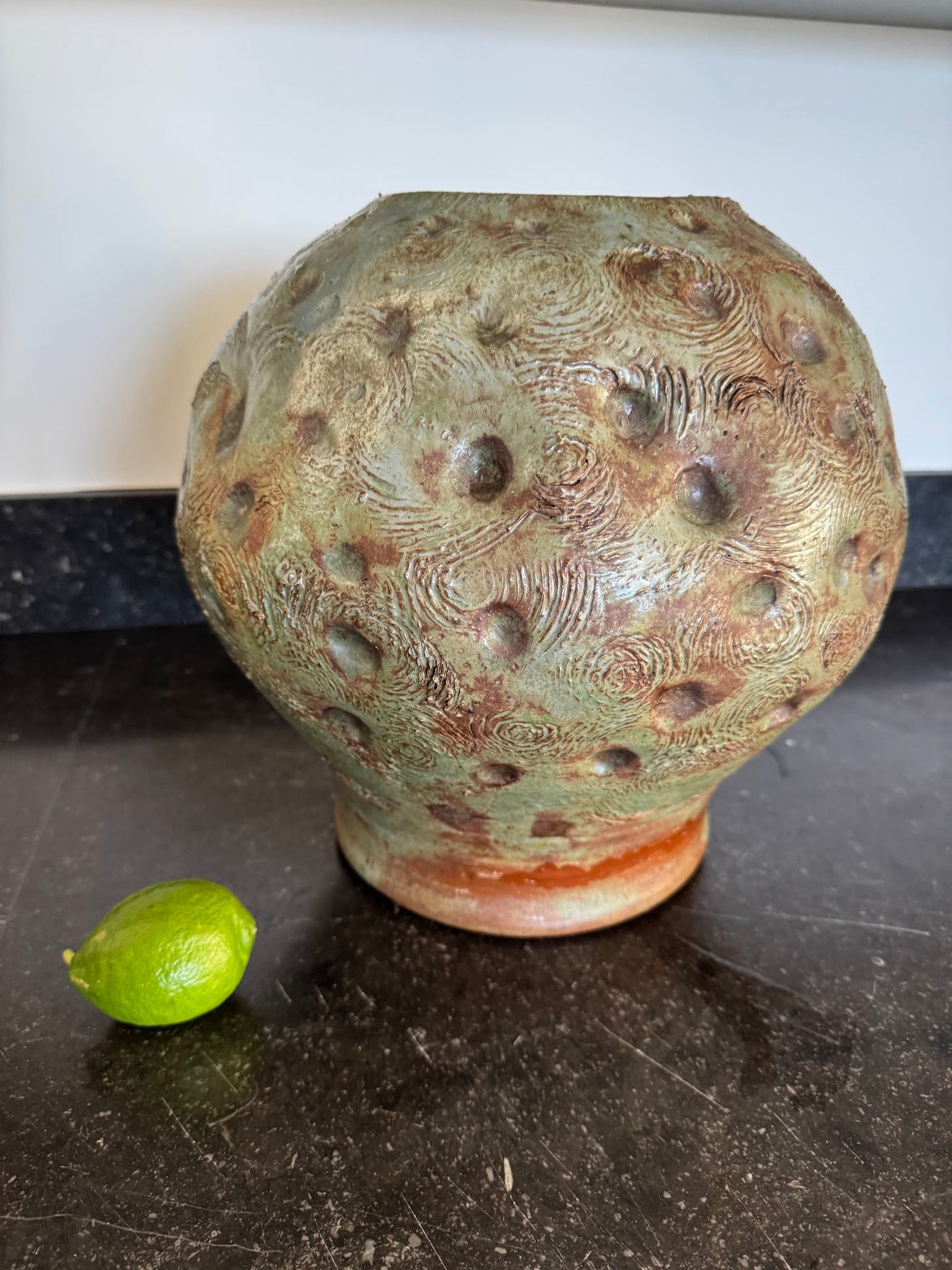 Large Vintage French Ceramic Vessel/Vase