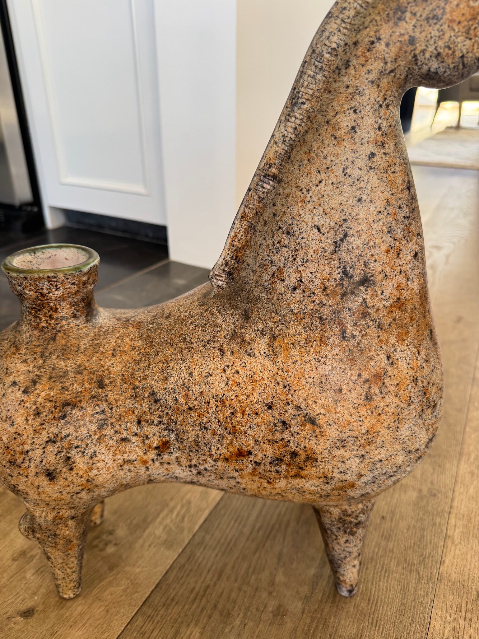 Vintage French Ceramic Horse