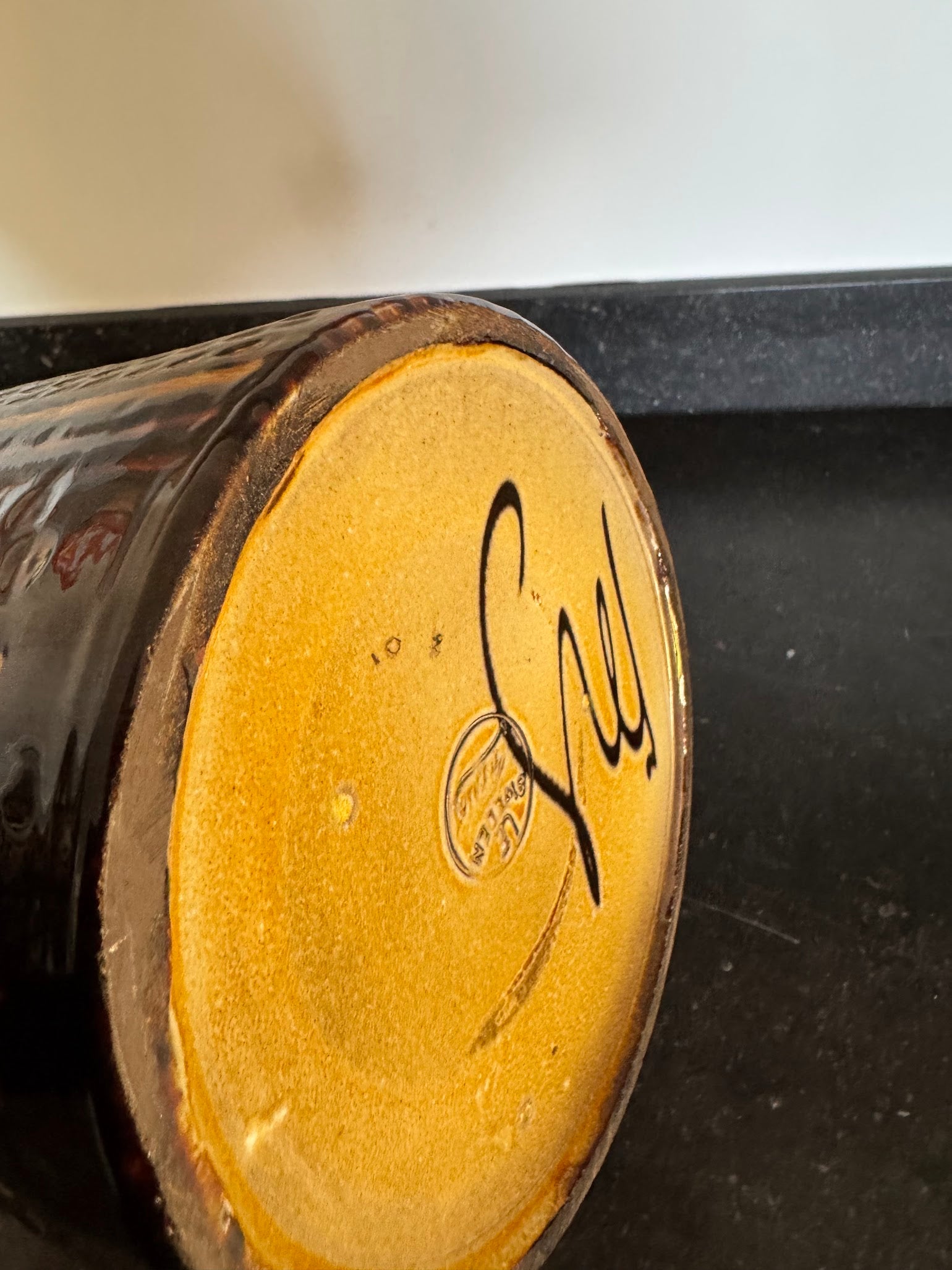 Large Studio Pottery Vase