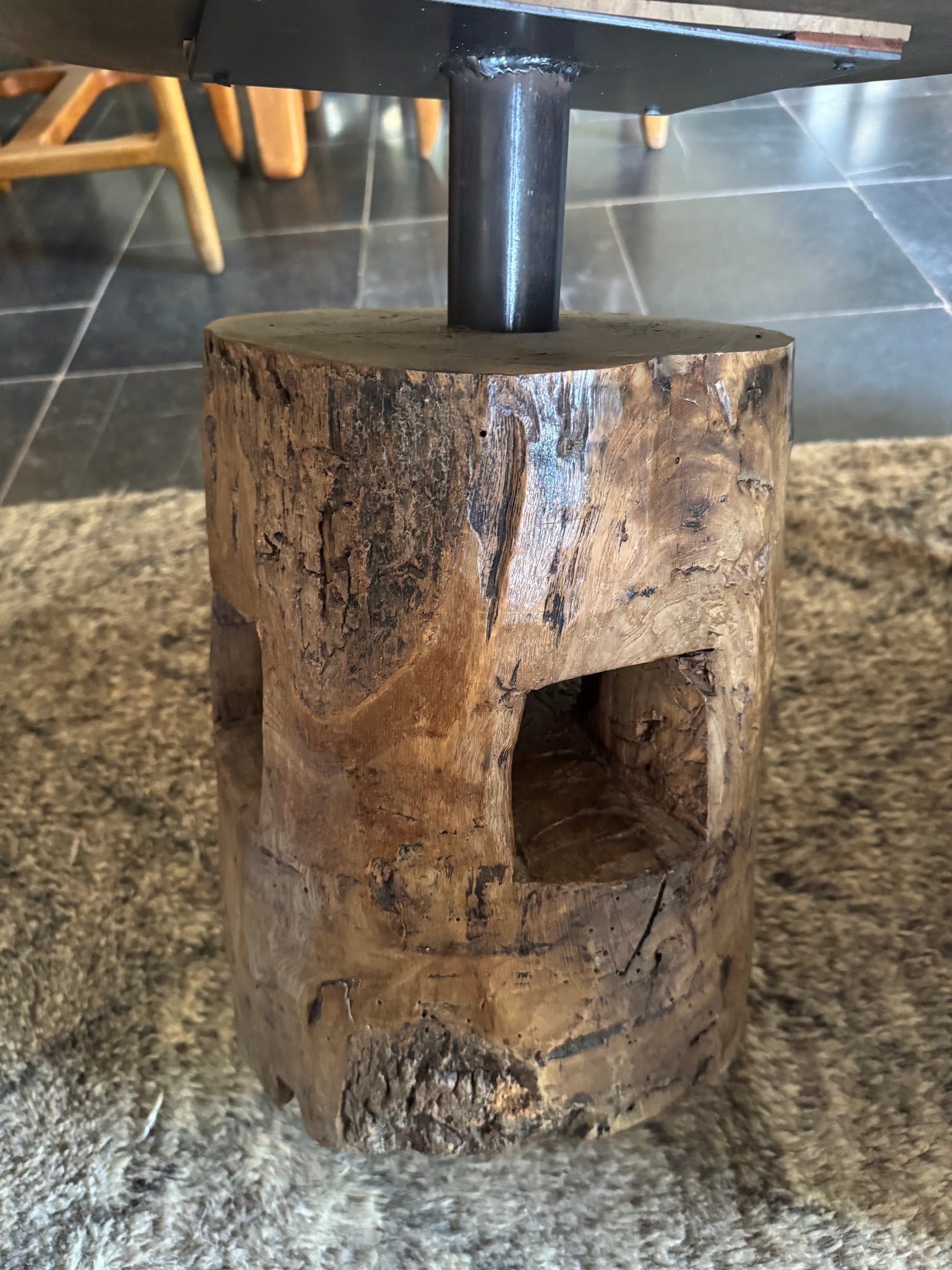 Limited Edition 18th Century Wood Element Base SideTable