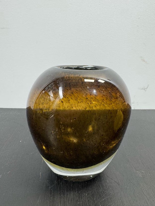 Vintage Swedish Blown Art Glass Vase