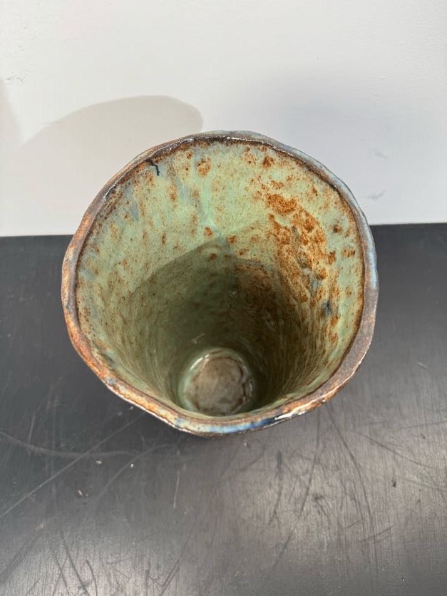 Nice Blue Vintage Studio Pottery Vase