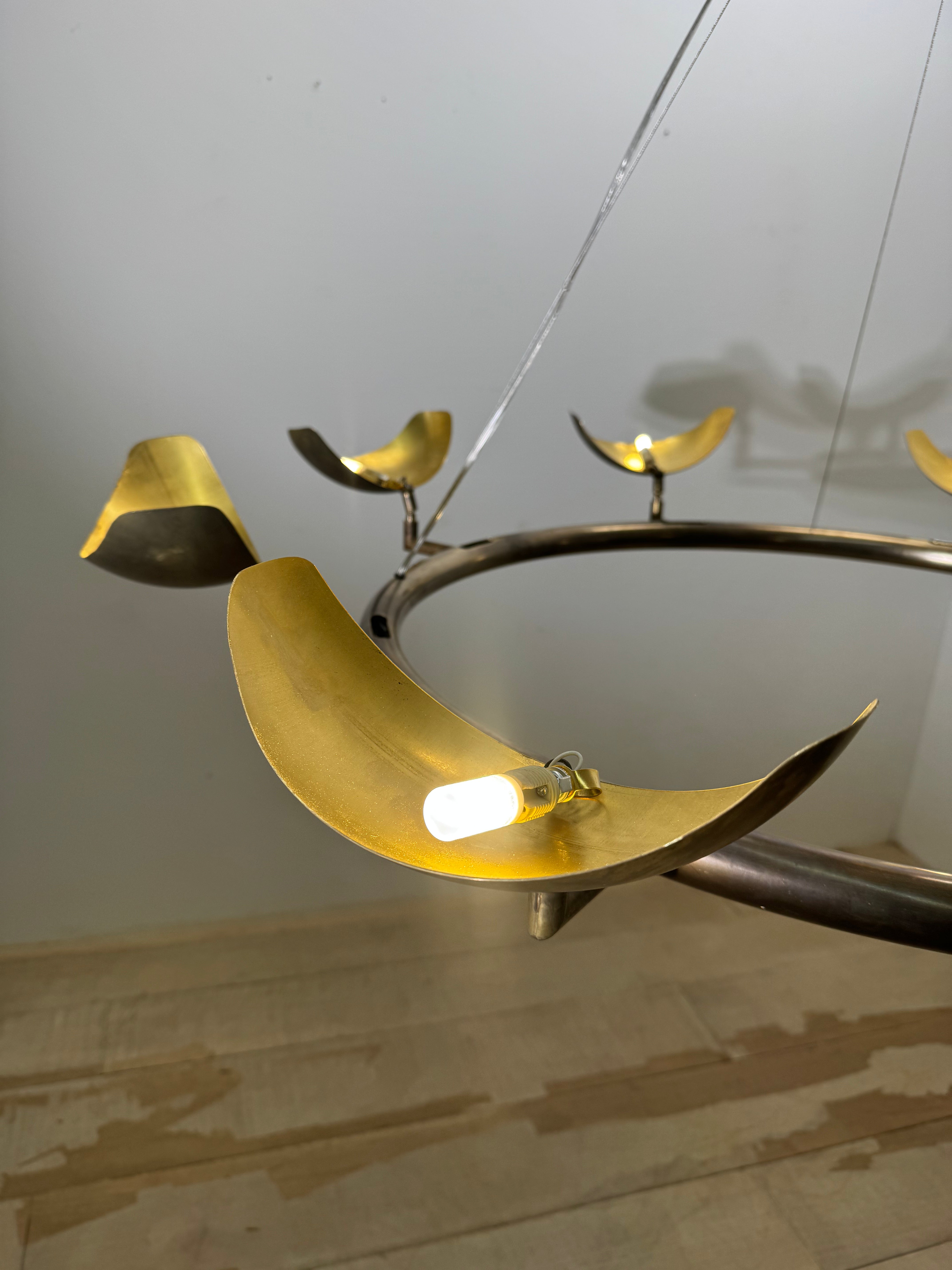 Lucca Studio Bronze Eight Light Hagens Chandelier