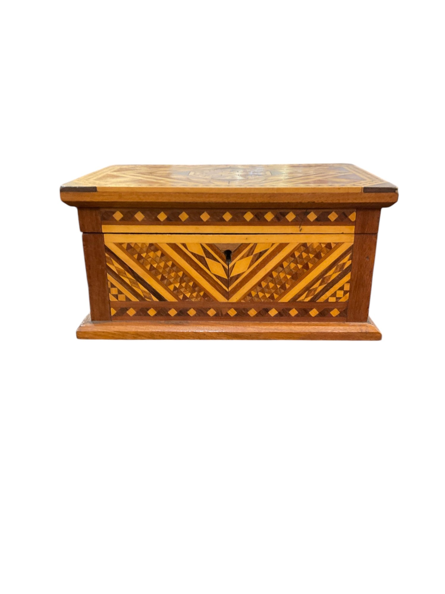 19th Century Inlaid Wood Decorative Box