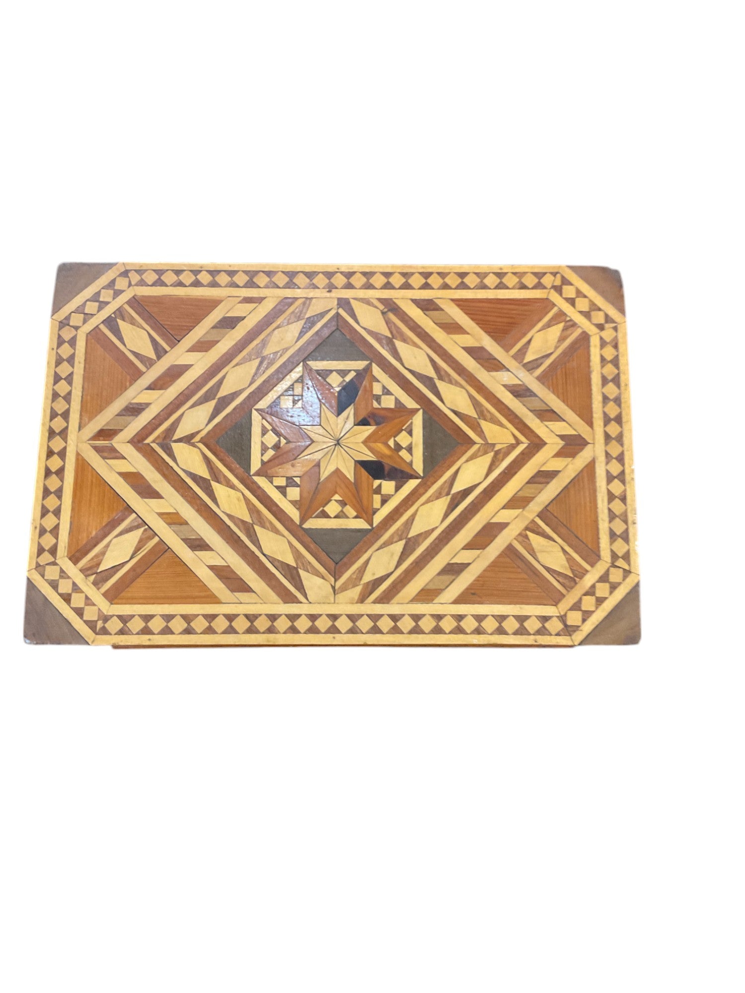 19th Century Inlaid Wood Decorative Box