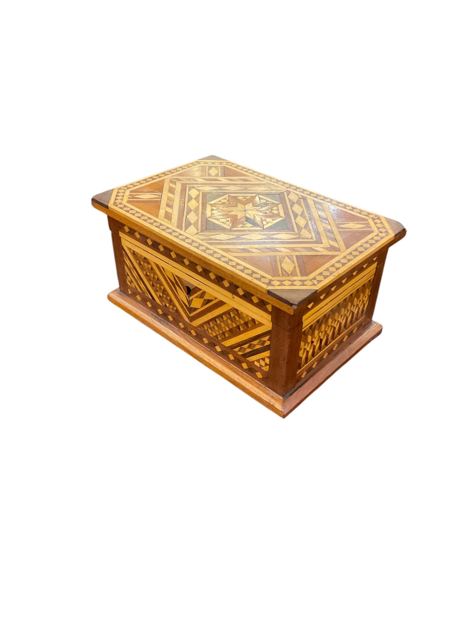 19th Century Inlaid Wood Decorative Box