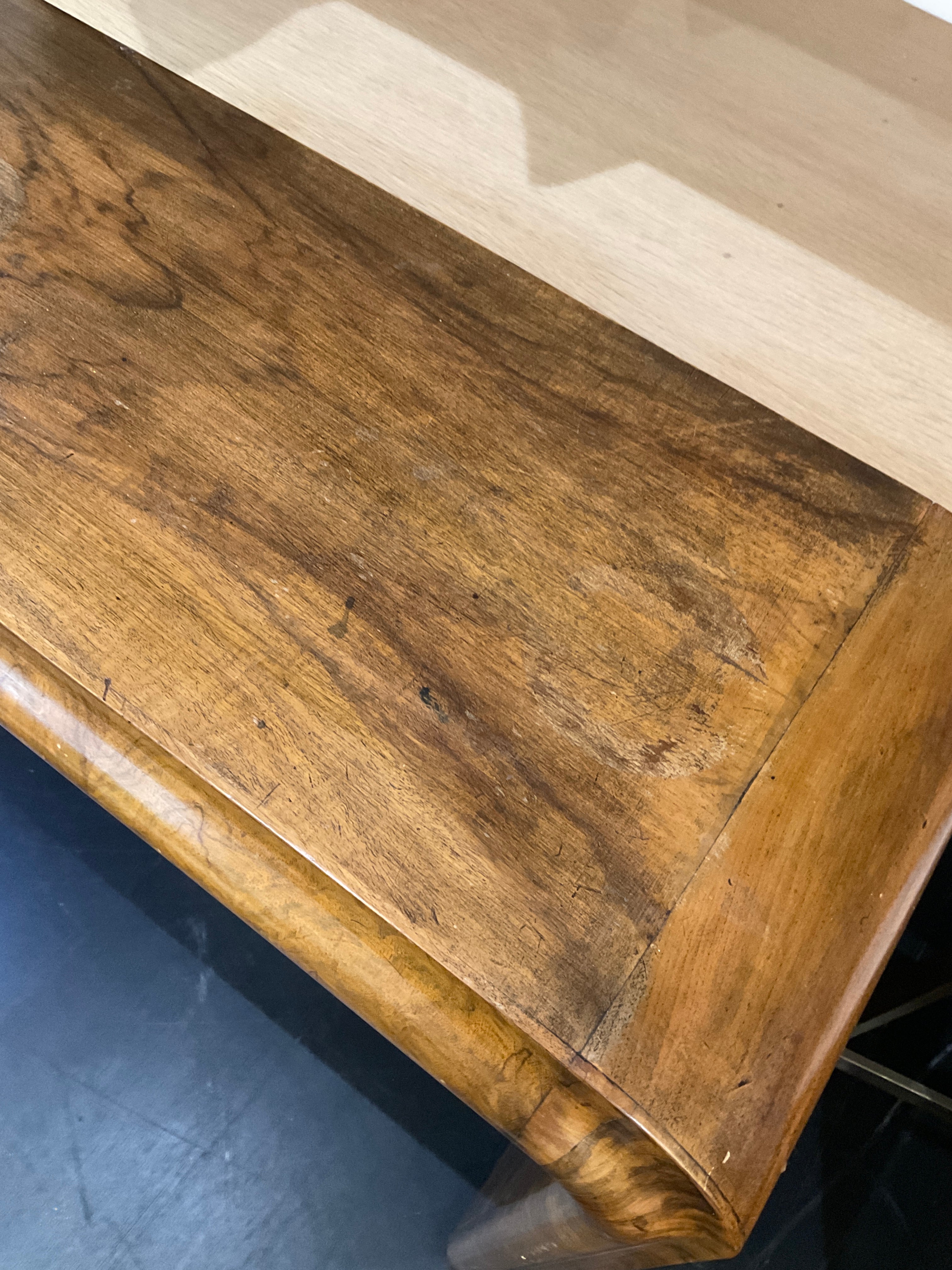 Limited Edition Burl Wood Console