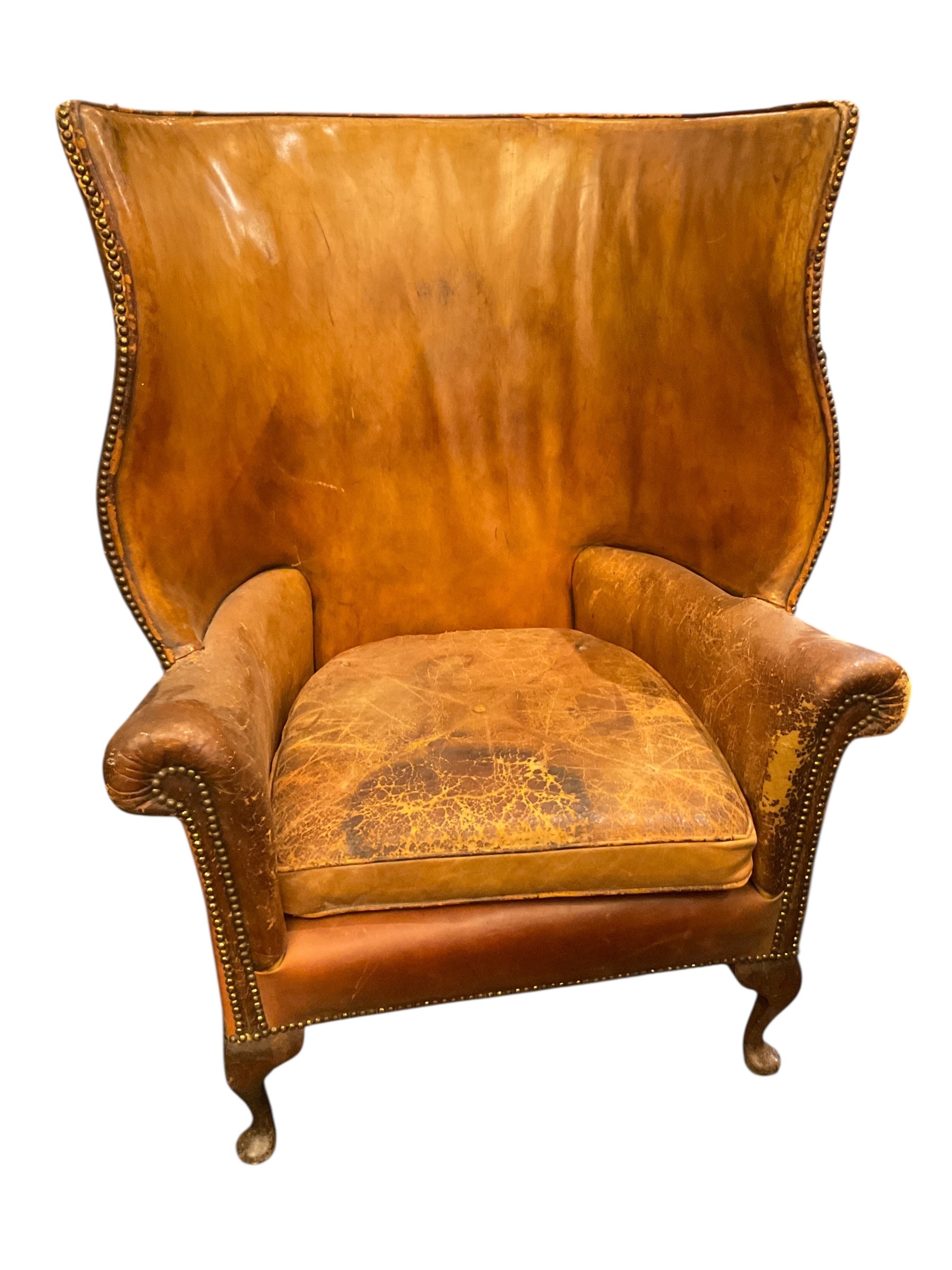 English 19th Century Leather Chair