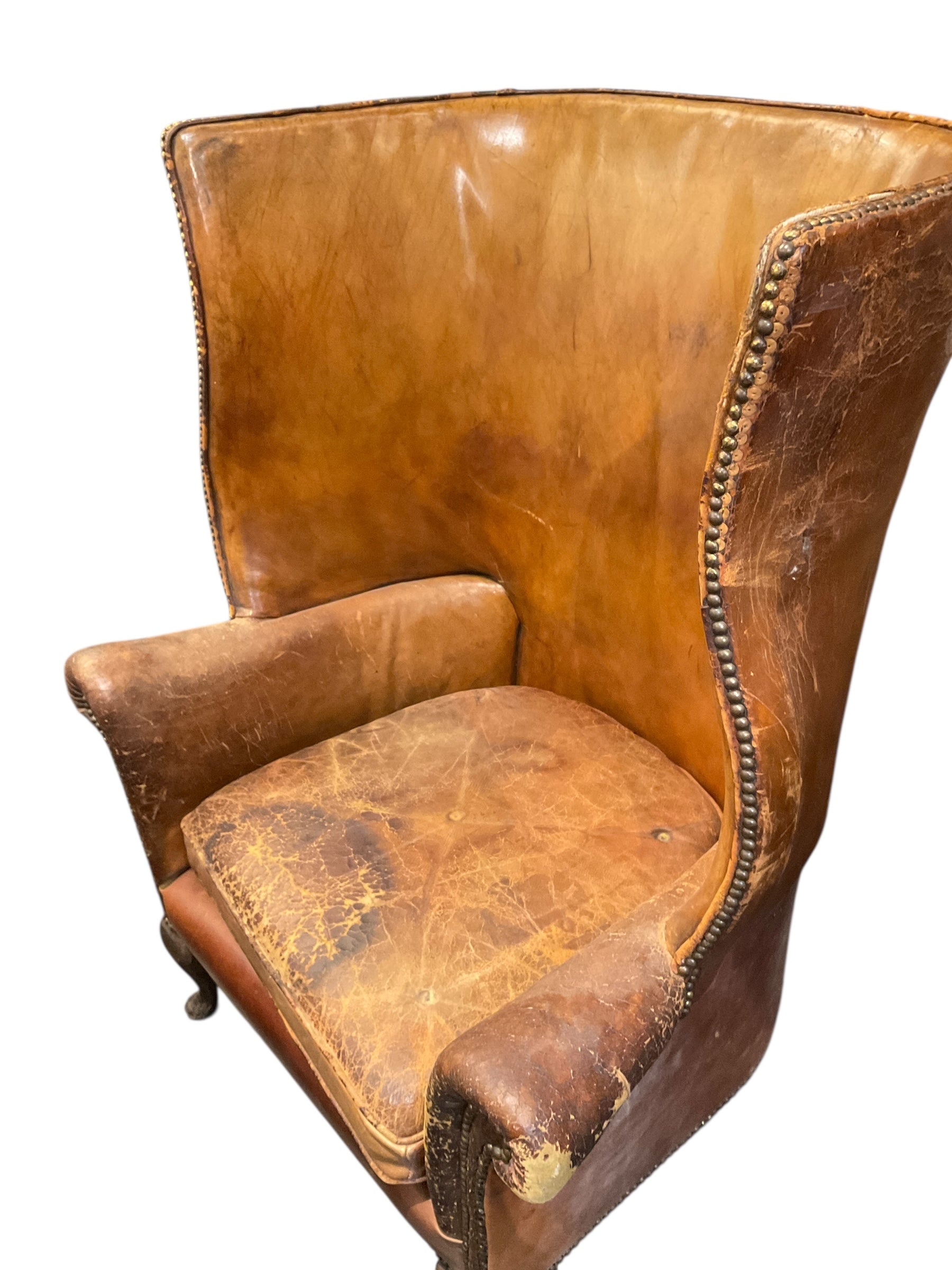 English 19th Century Leather Chair