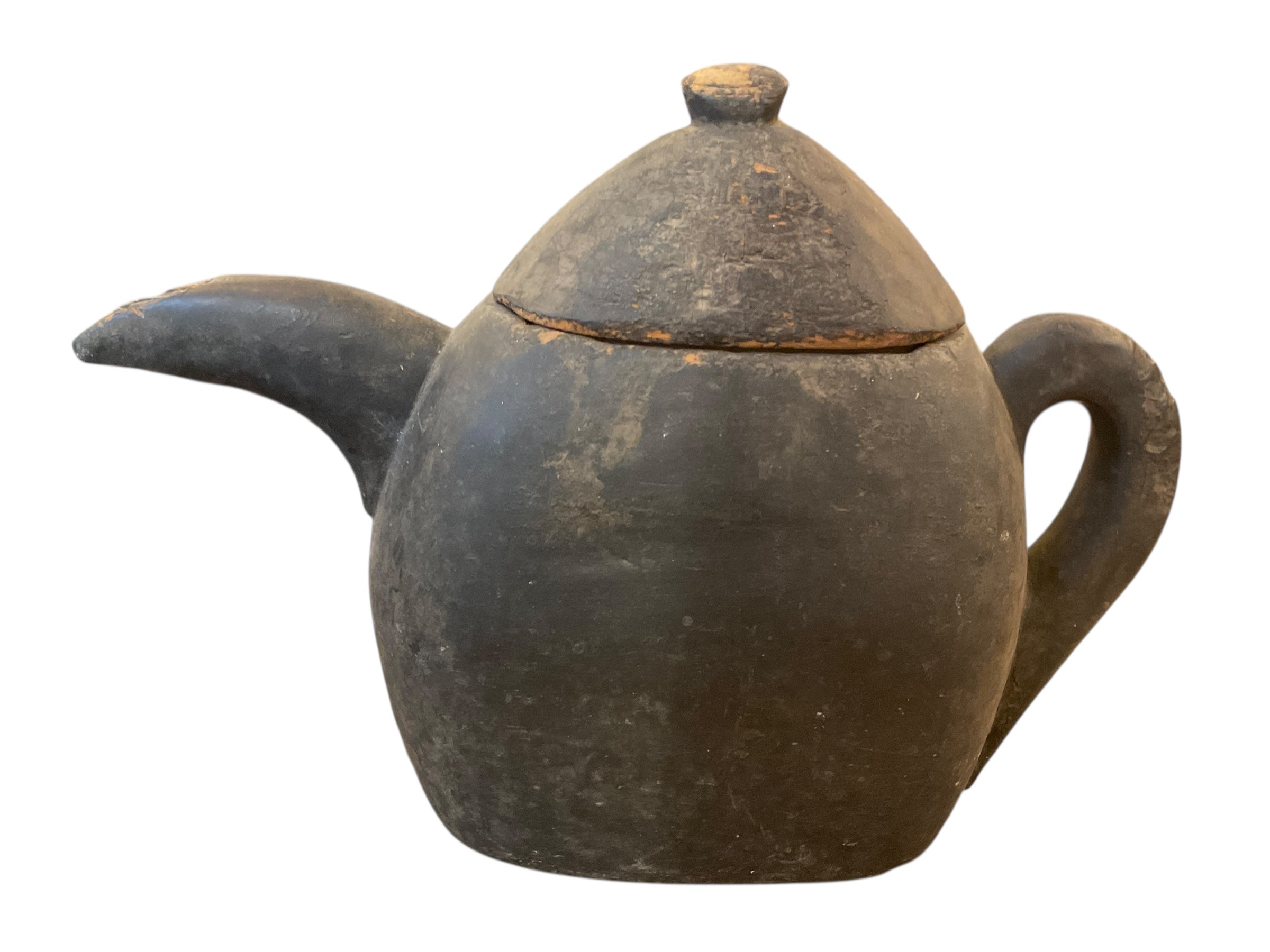 Japanese Primitive Wood tea kettle