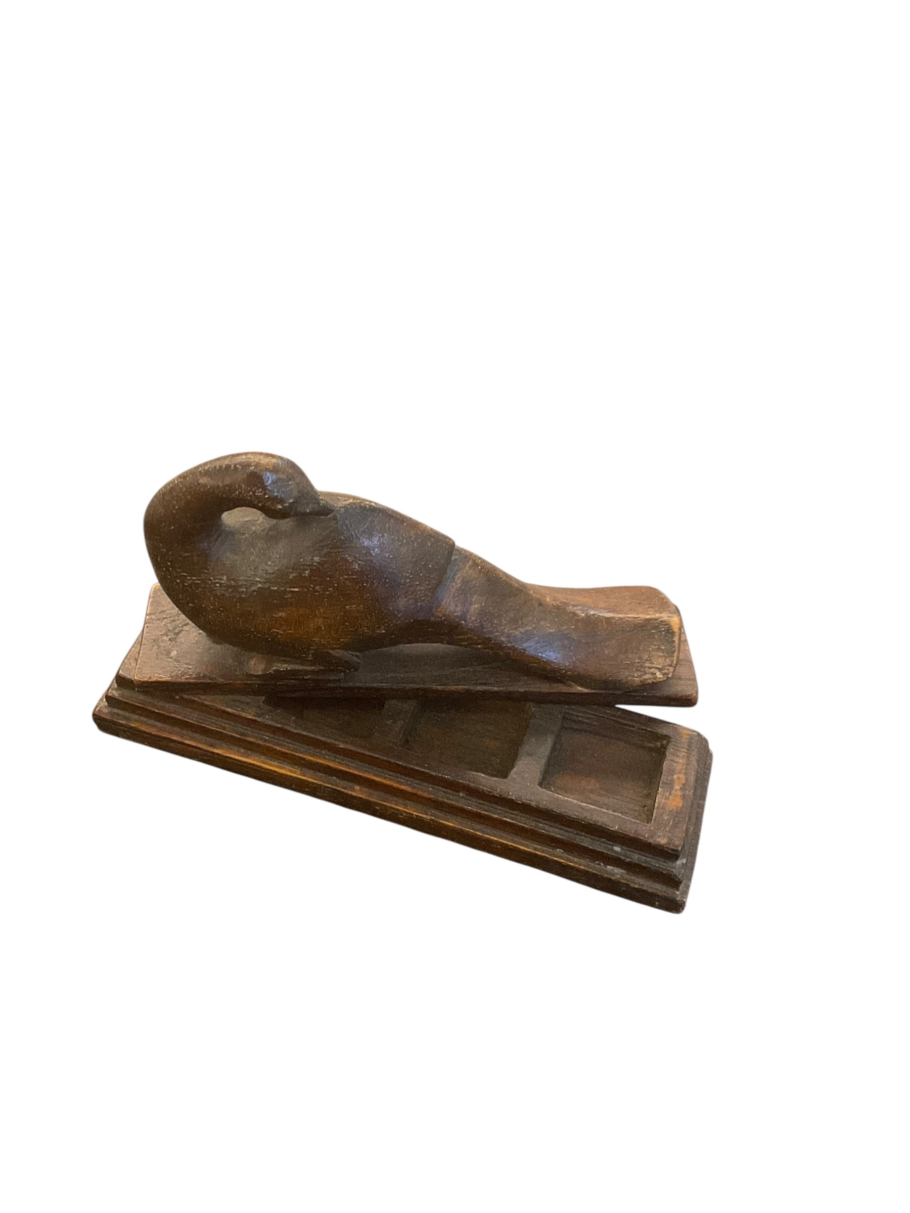 Swedish Wooden Bird Sculpture/Box