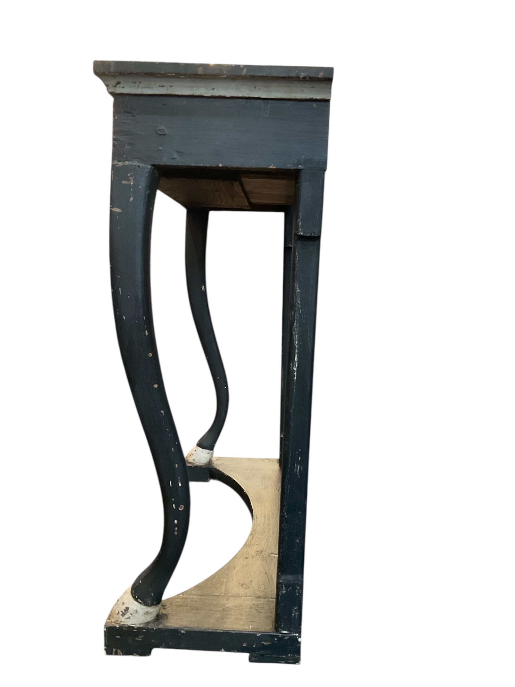 Swedish 19th Century Painted Console or Nightstand With Drawer
