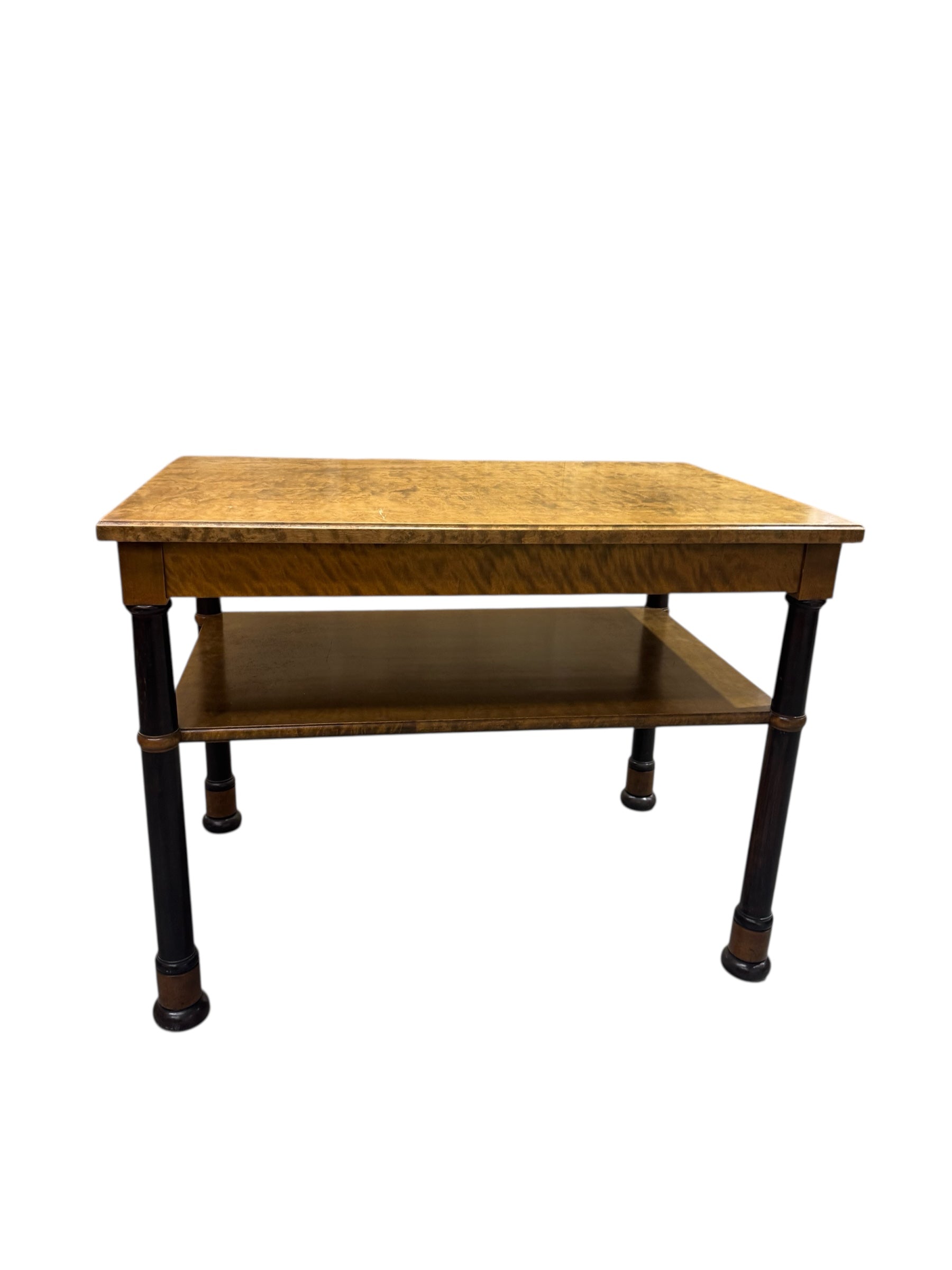 Swedish 1930's Burlwood Table