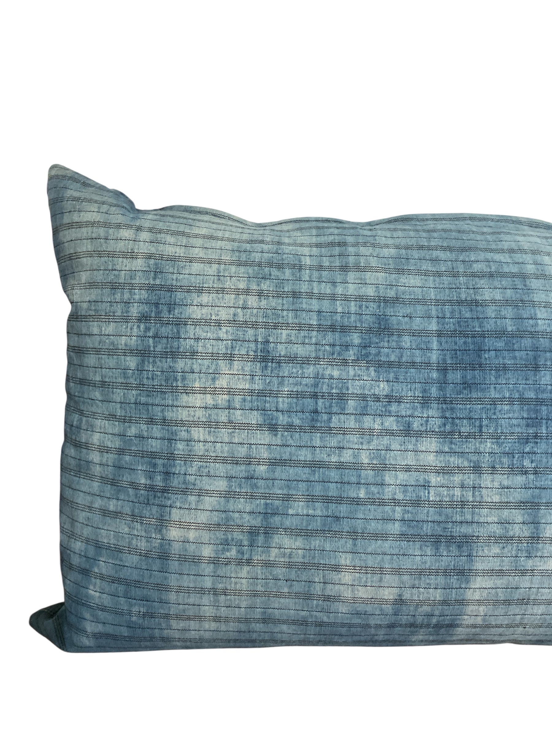 Vintage Central Asia Indigo Pillow
