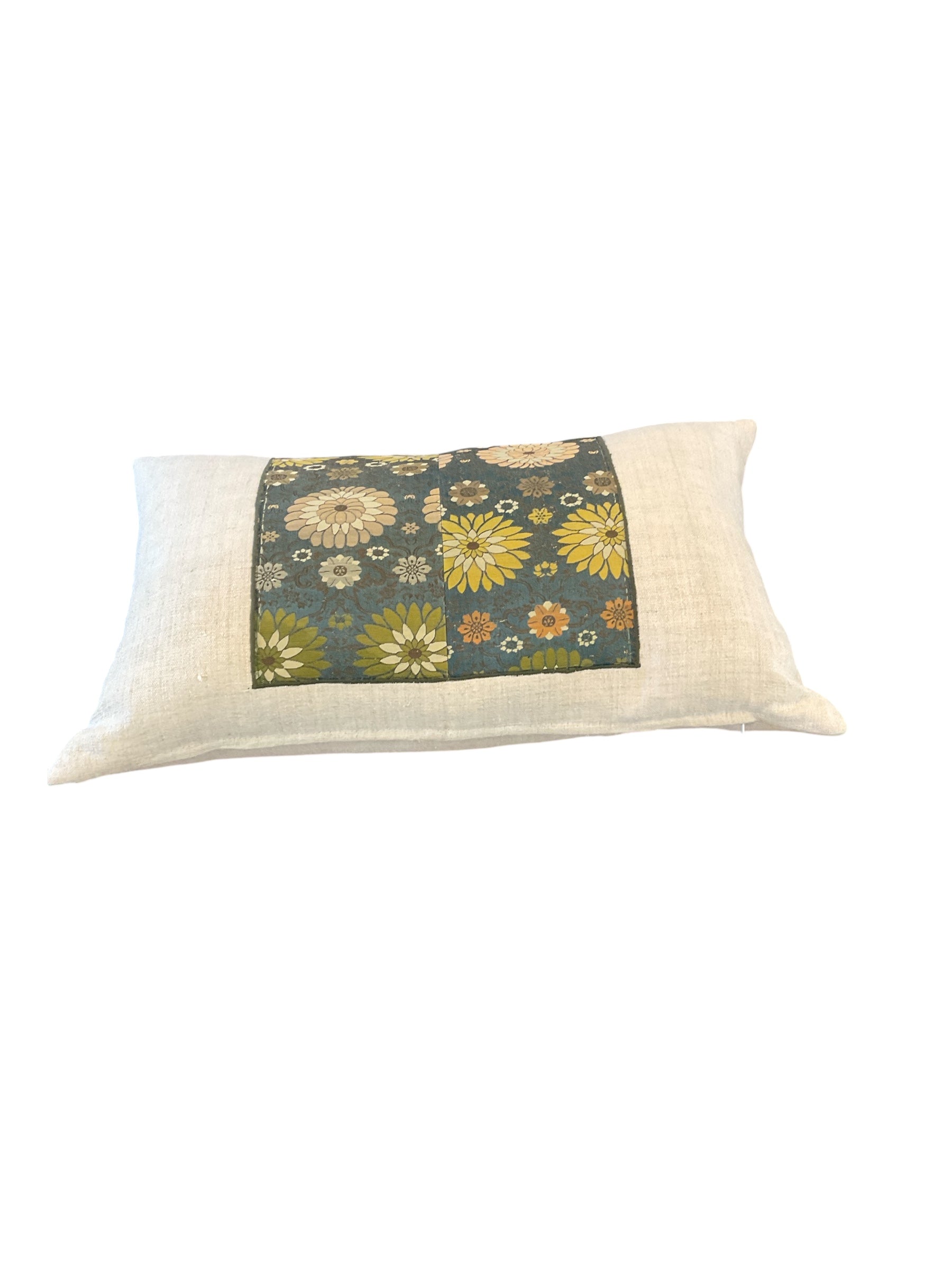 19th Century Japanese "Kesha" Textile Pillow