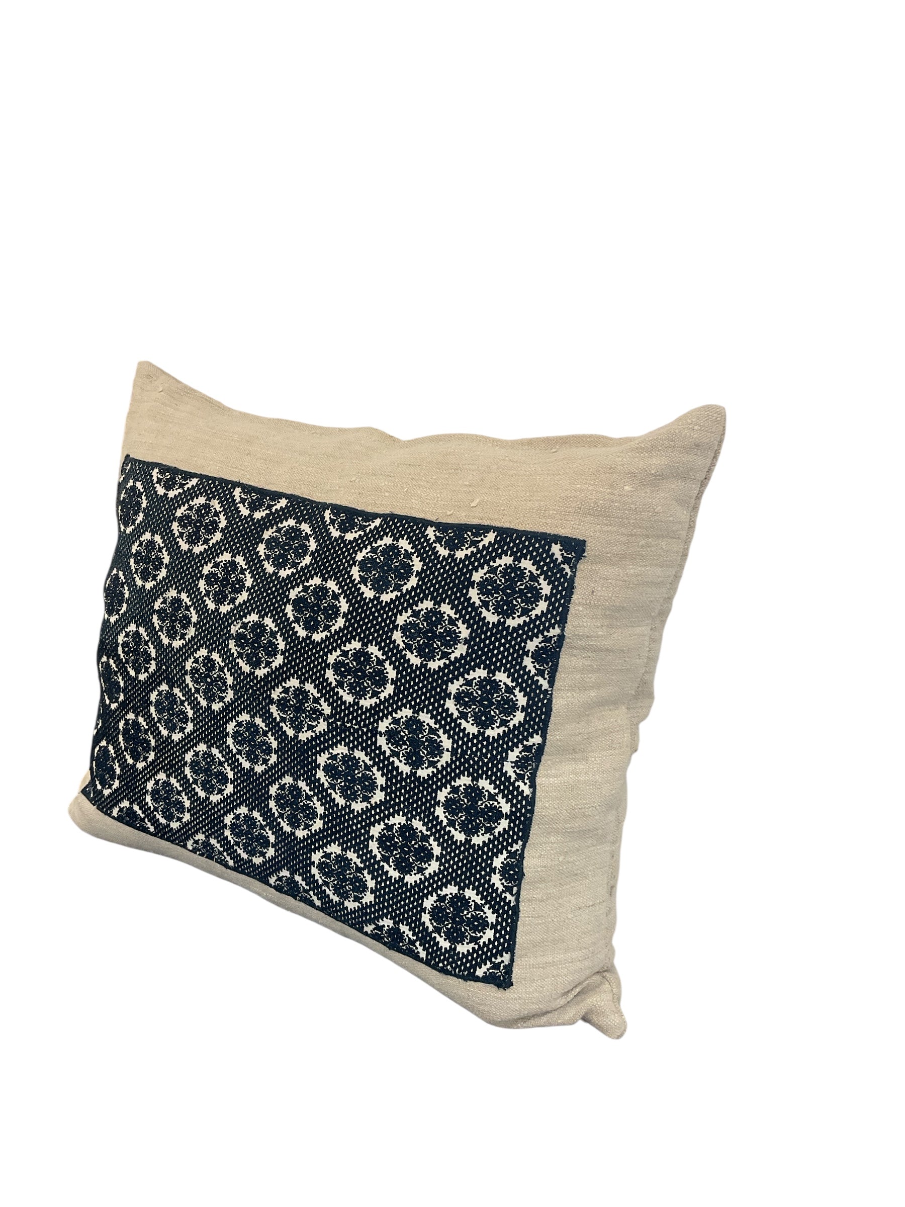 Antique embroidered Moroccan textile Pillow