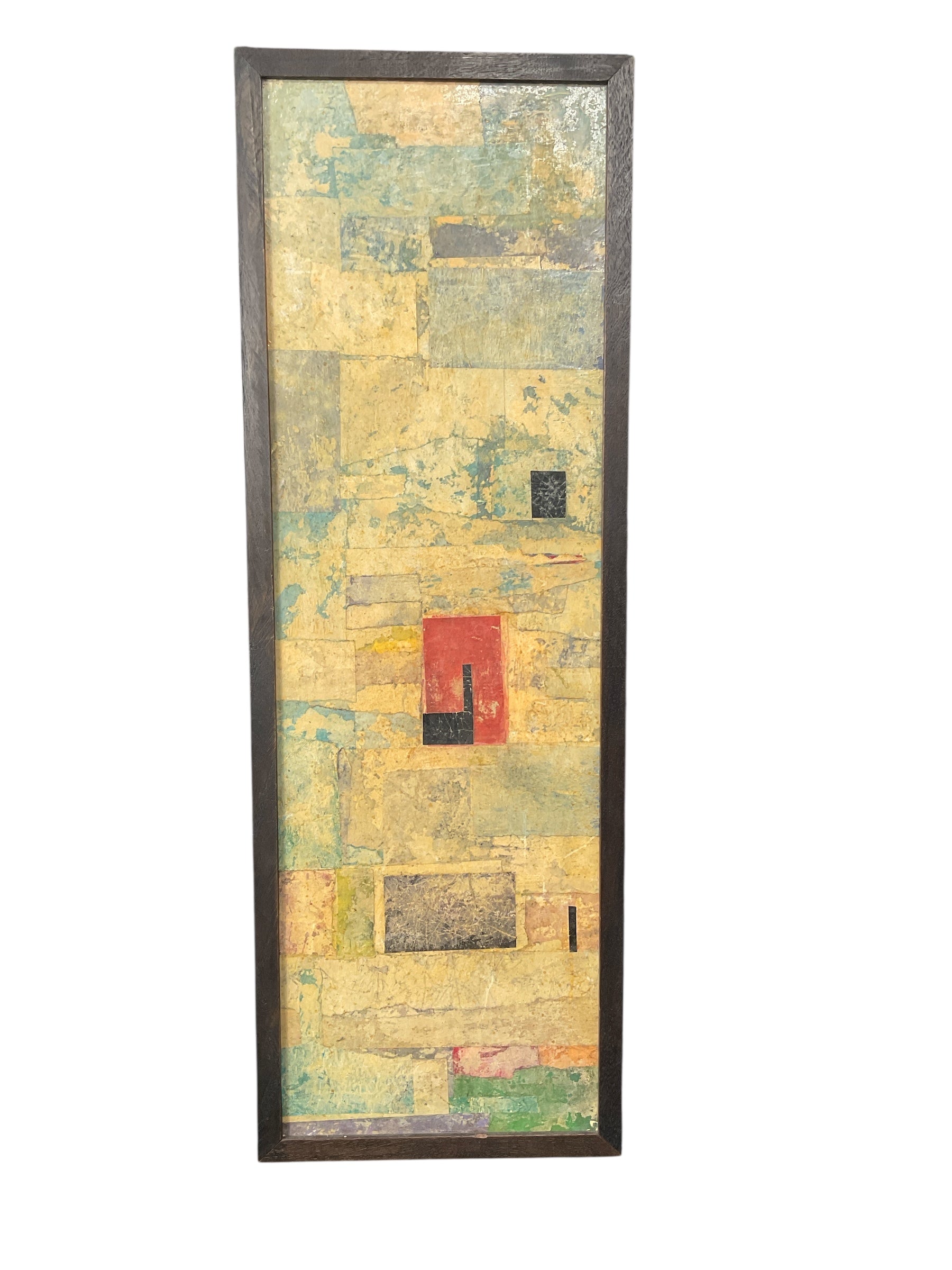 French Mid Century Mixed Media Collage