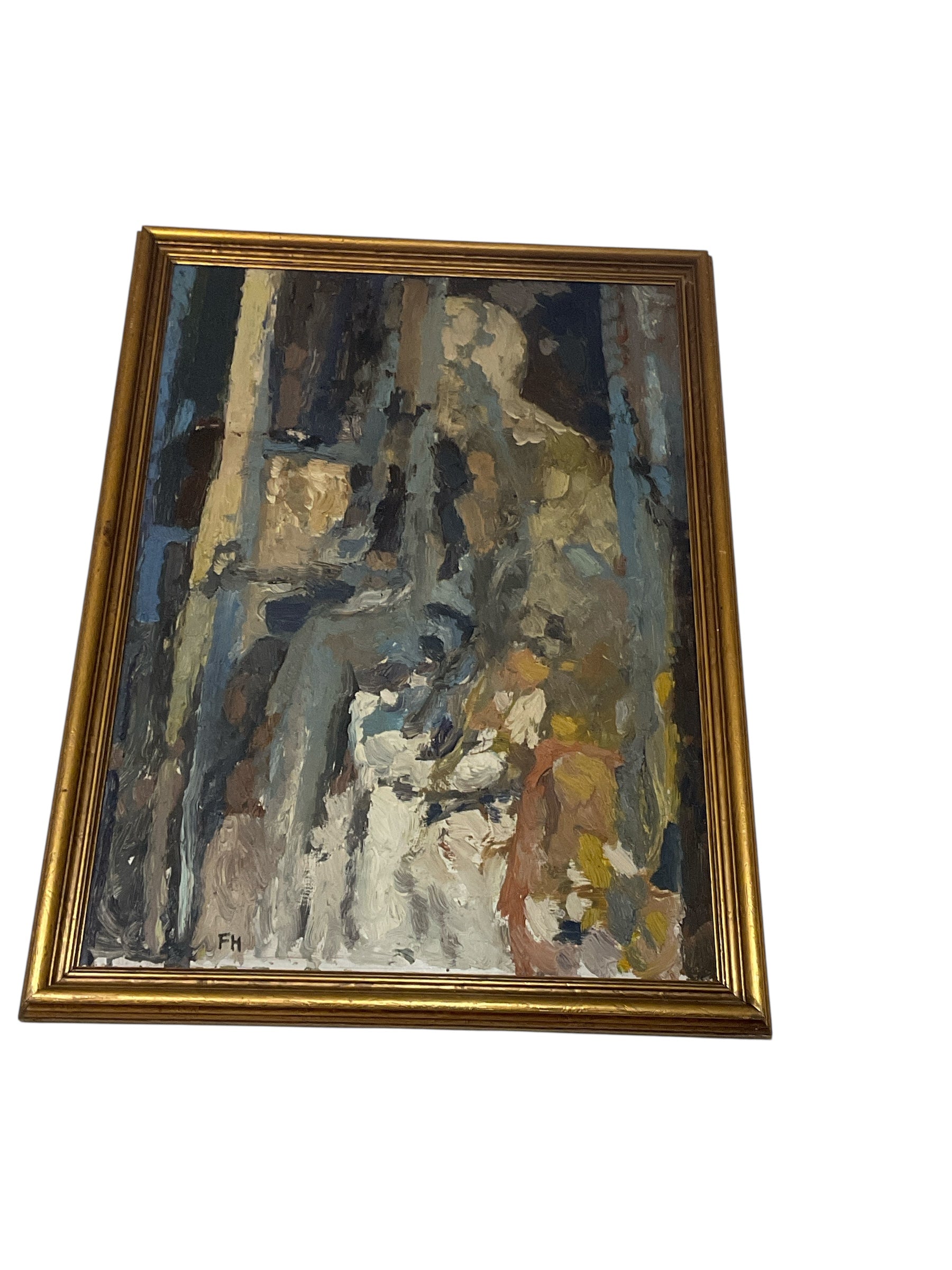 Swedish Abstract Nude Painting