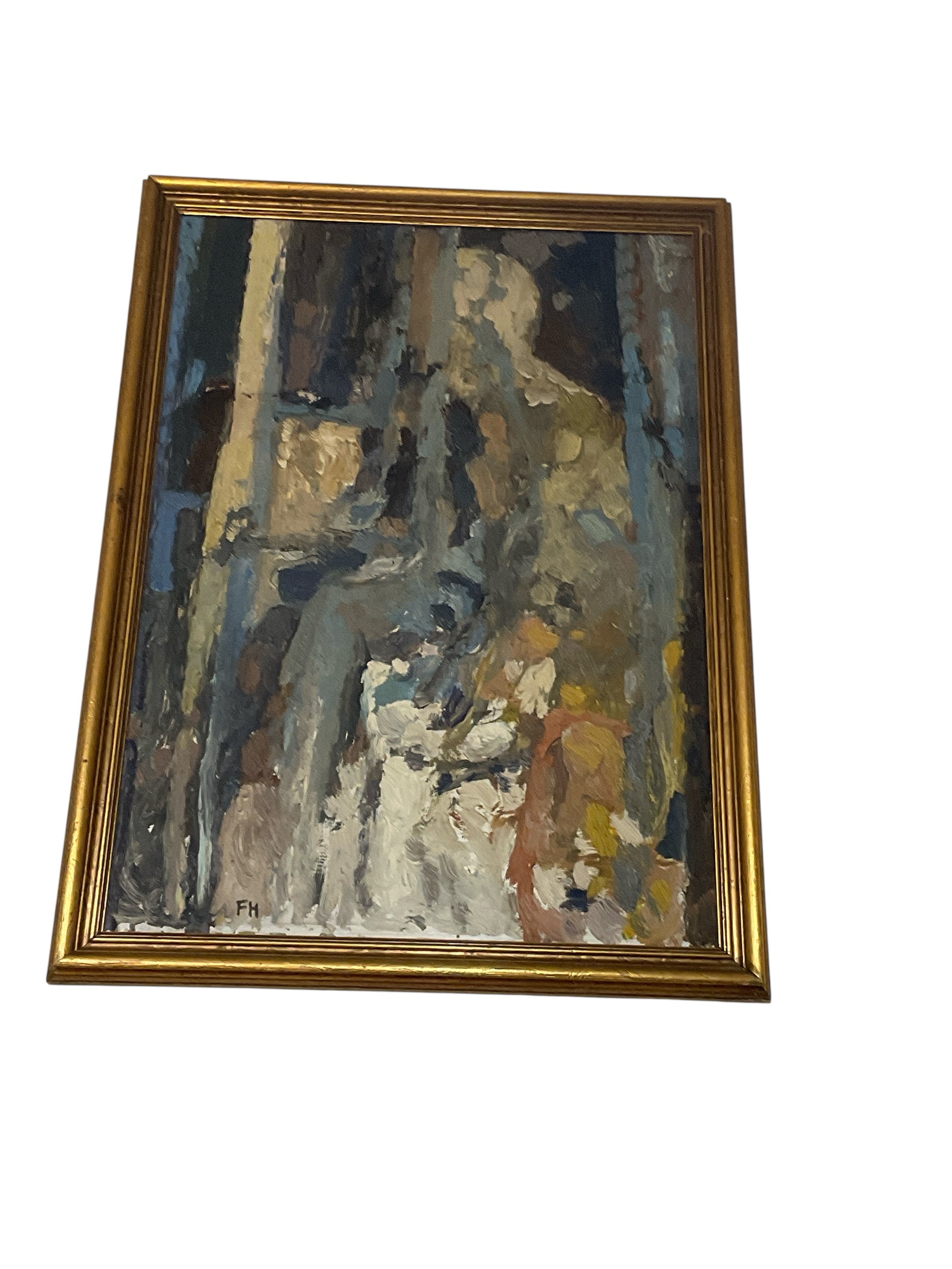 Swedish Abstract Nude Painting