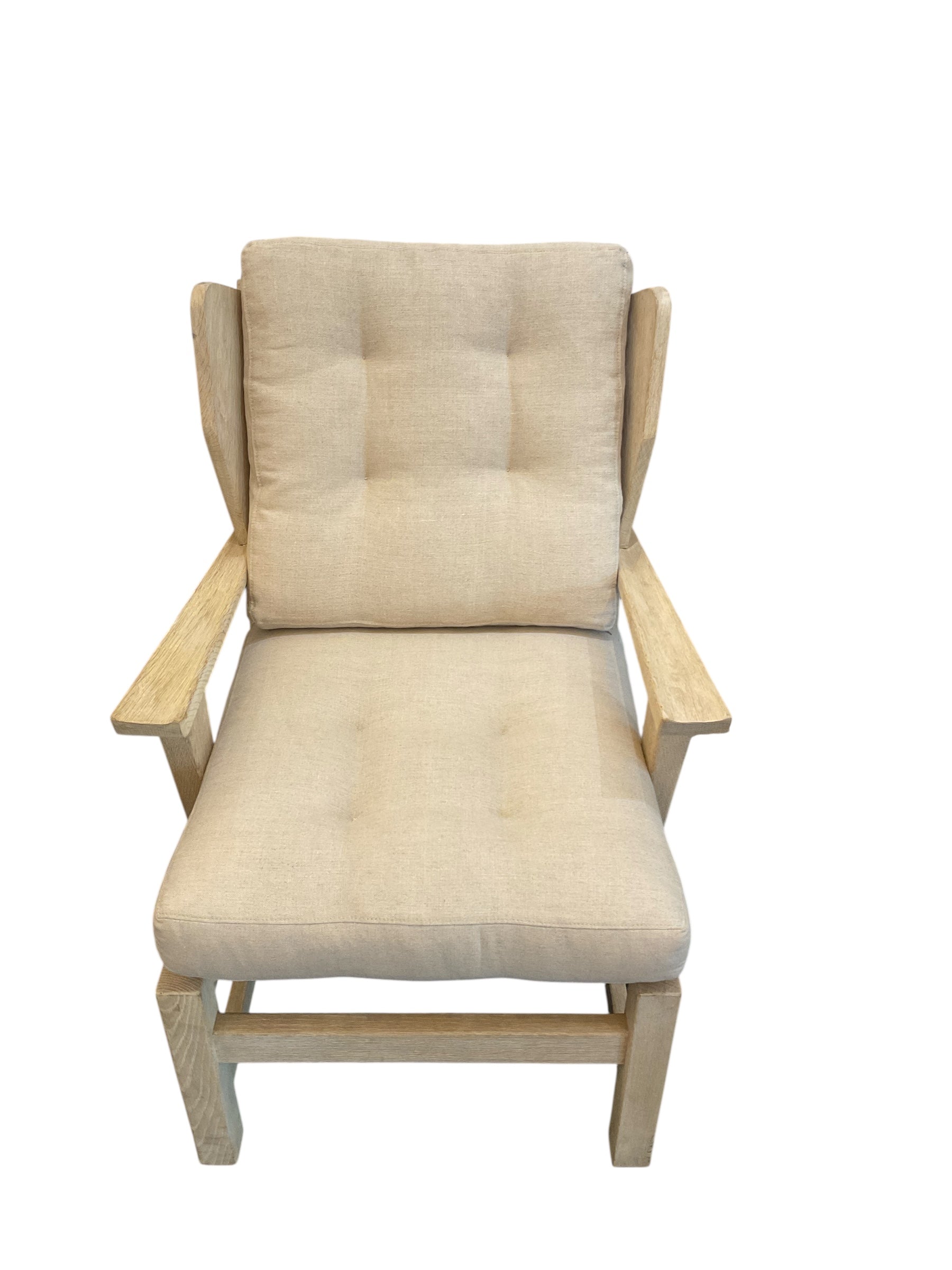 Pair of French Oak Arm Chairs