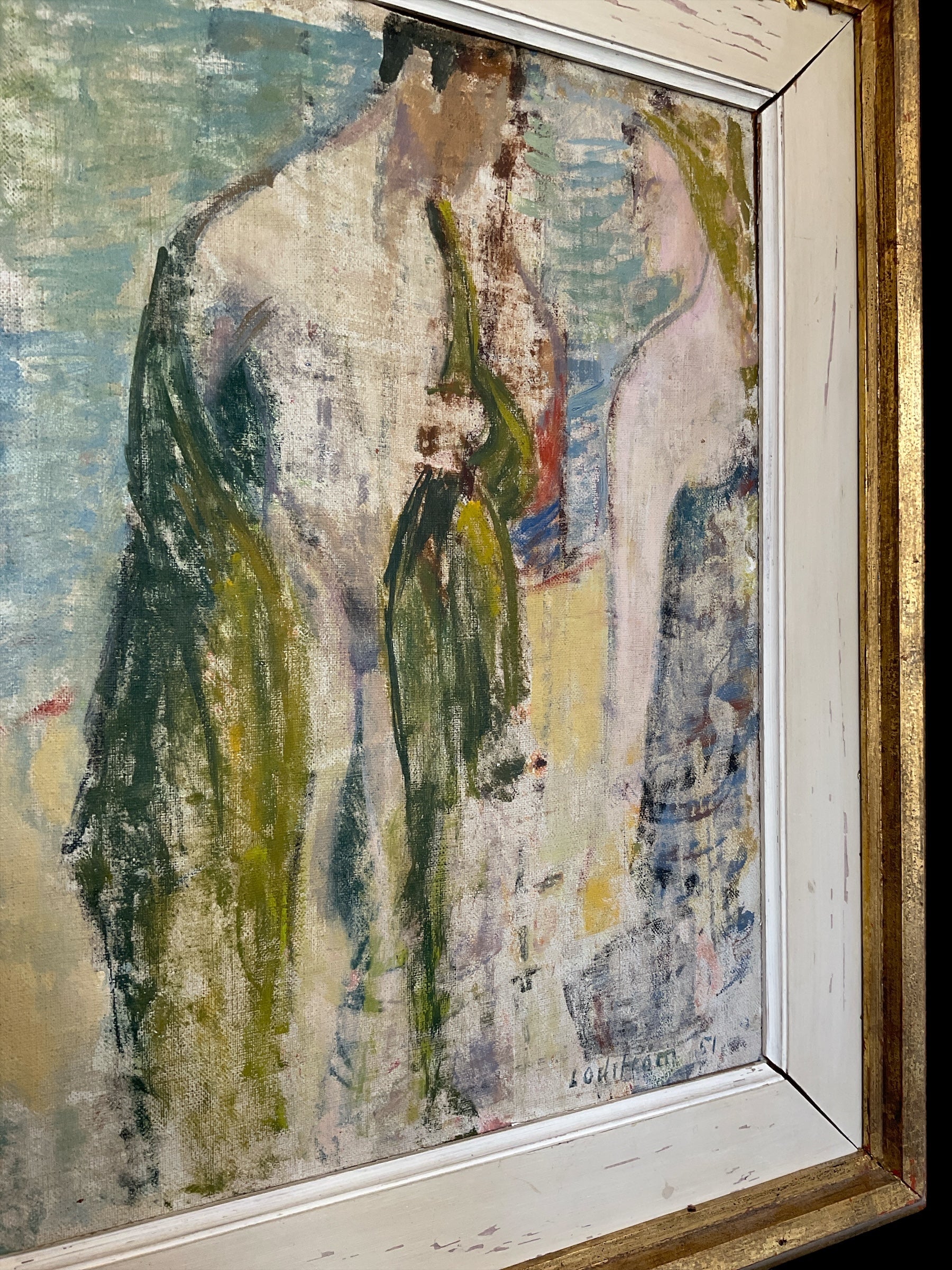 Mid Century Swedish Artist GEORG LODSTRÖM Oil on Panel
